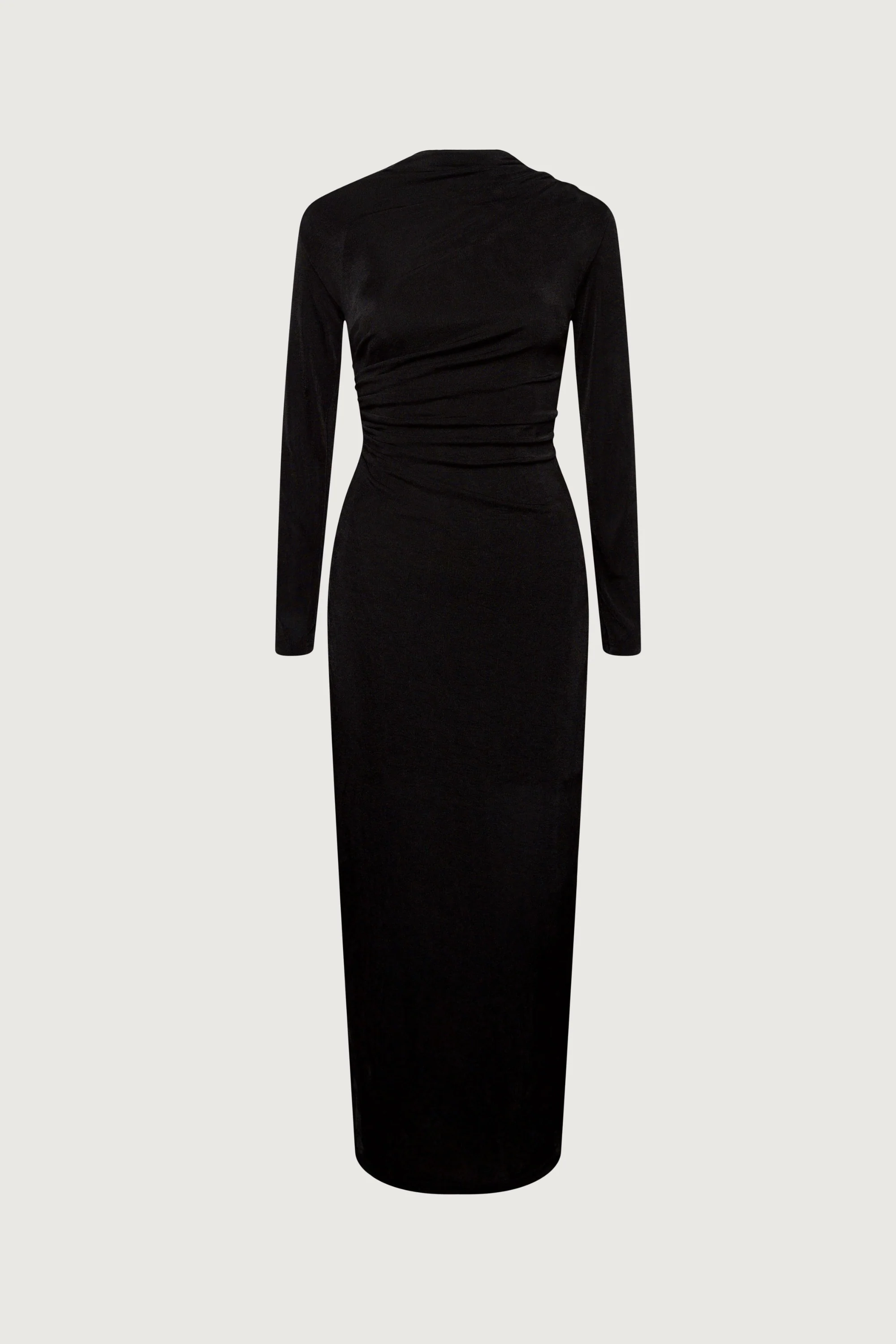 RUCHED WAIST MAXI JERSEY DRESS - Image 5
