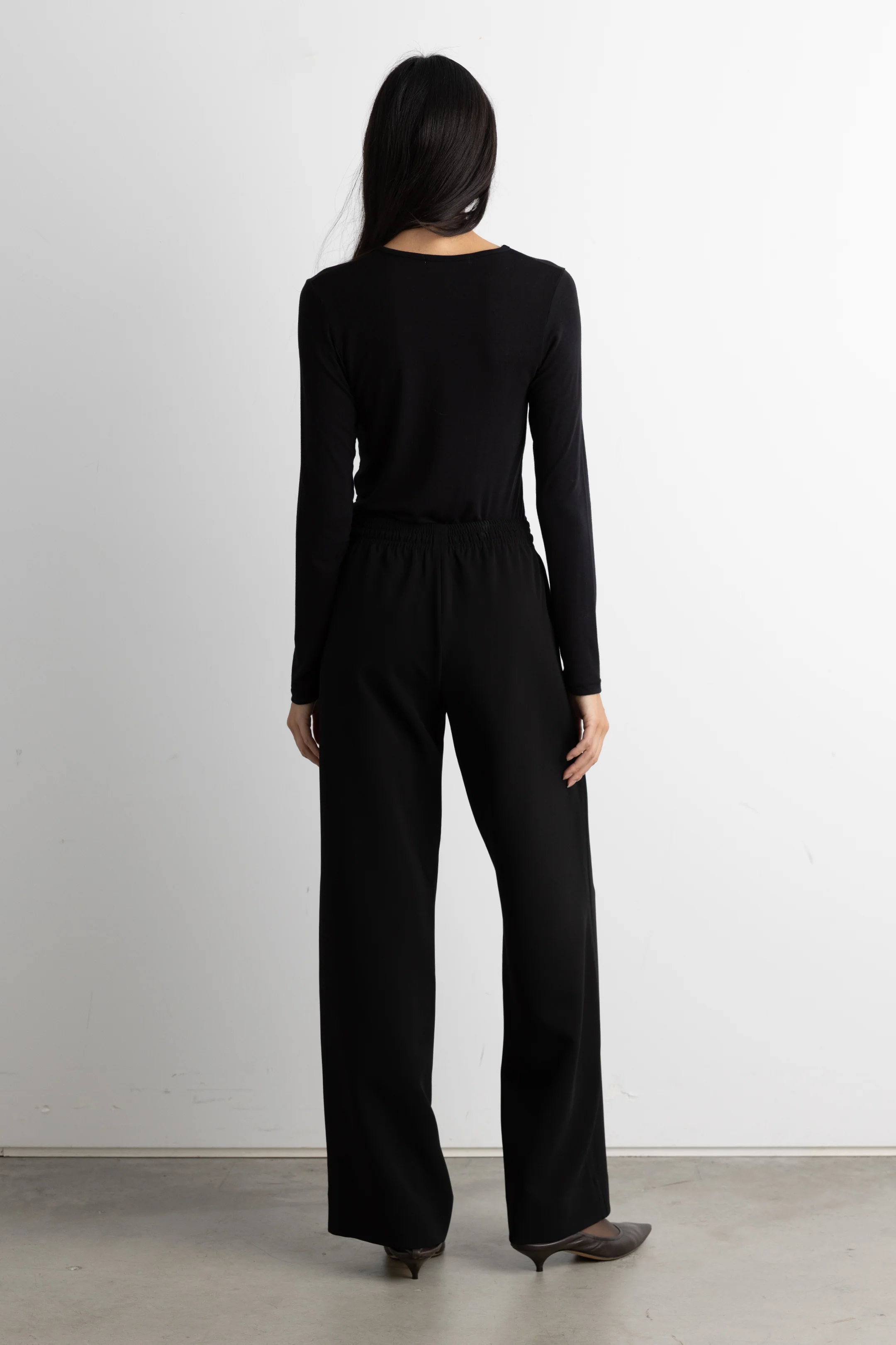 DRAWSTRING WAIST FLOWY PANT - Image 4