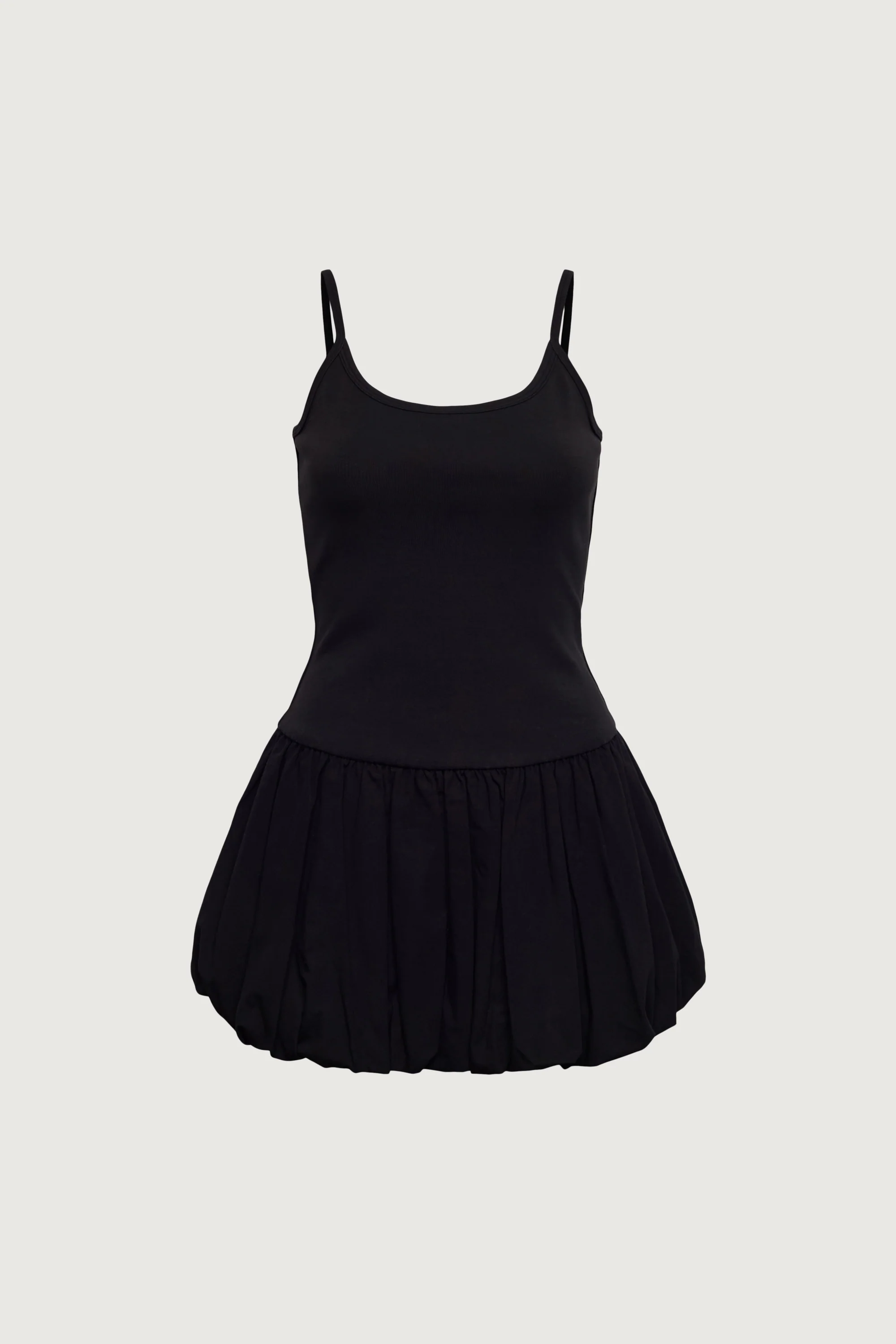 DROP WAIST BUBBLE HEM MINI DRESS - Image 3