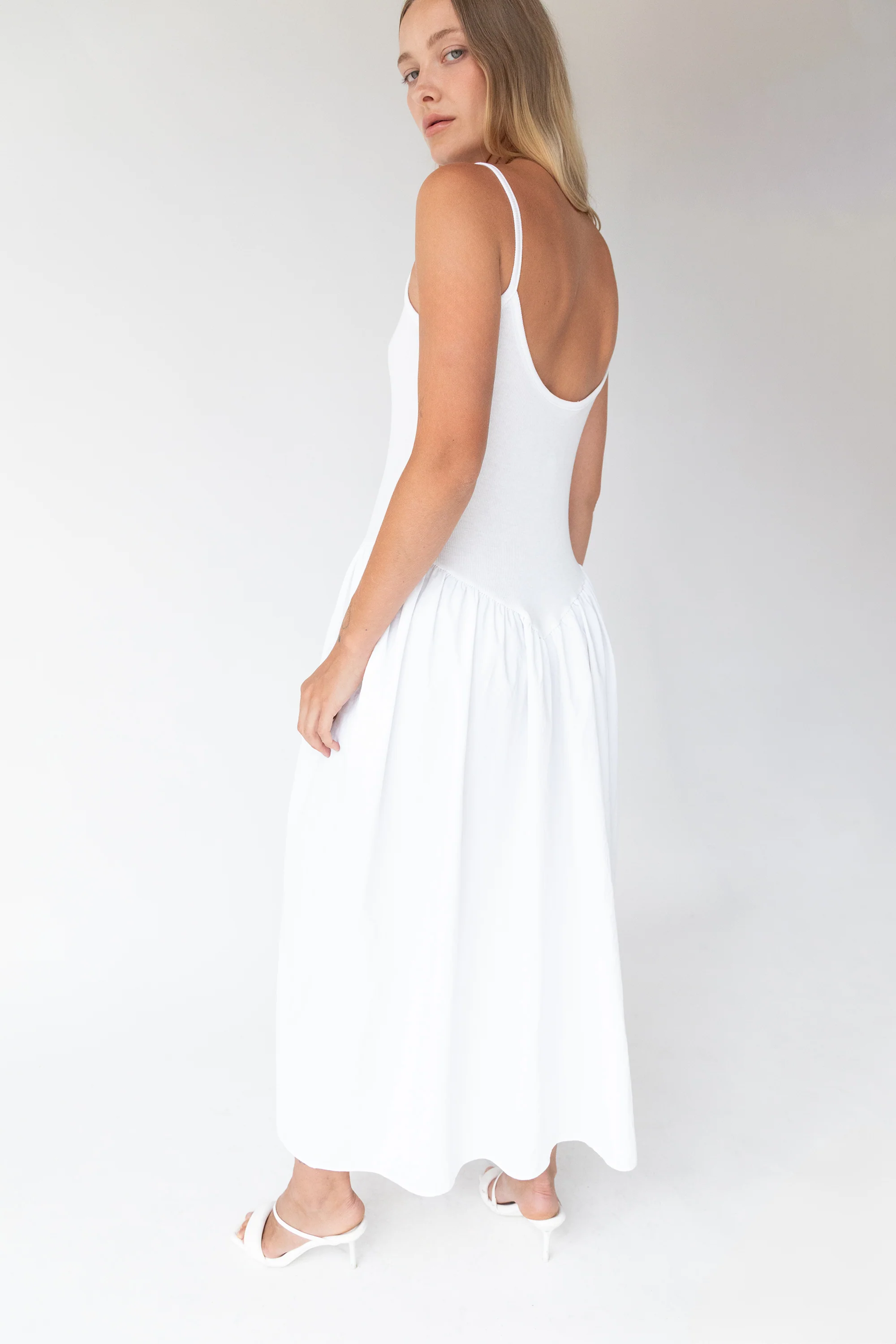 DROP WAIST MAXI DRESS - Image 3