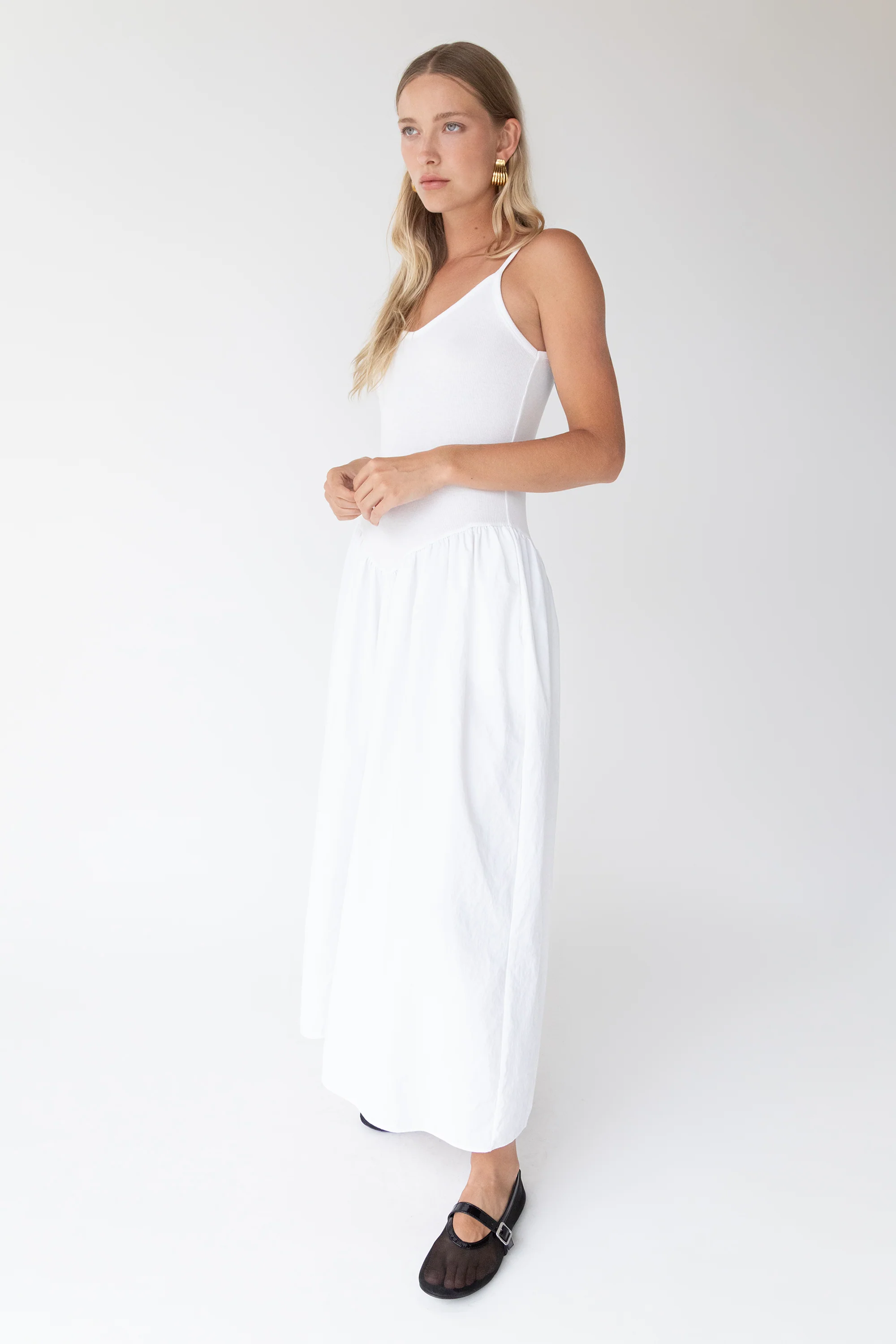 DROP WAIST MAXI DRESS - Image 4