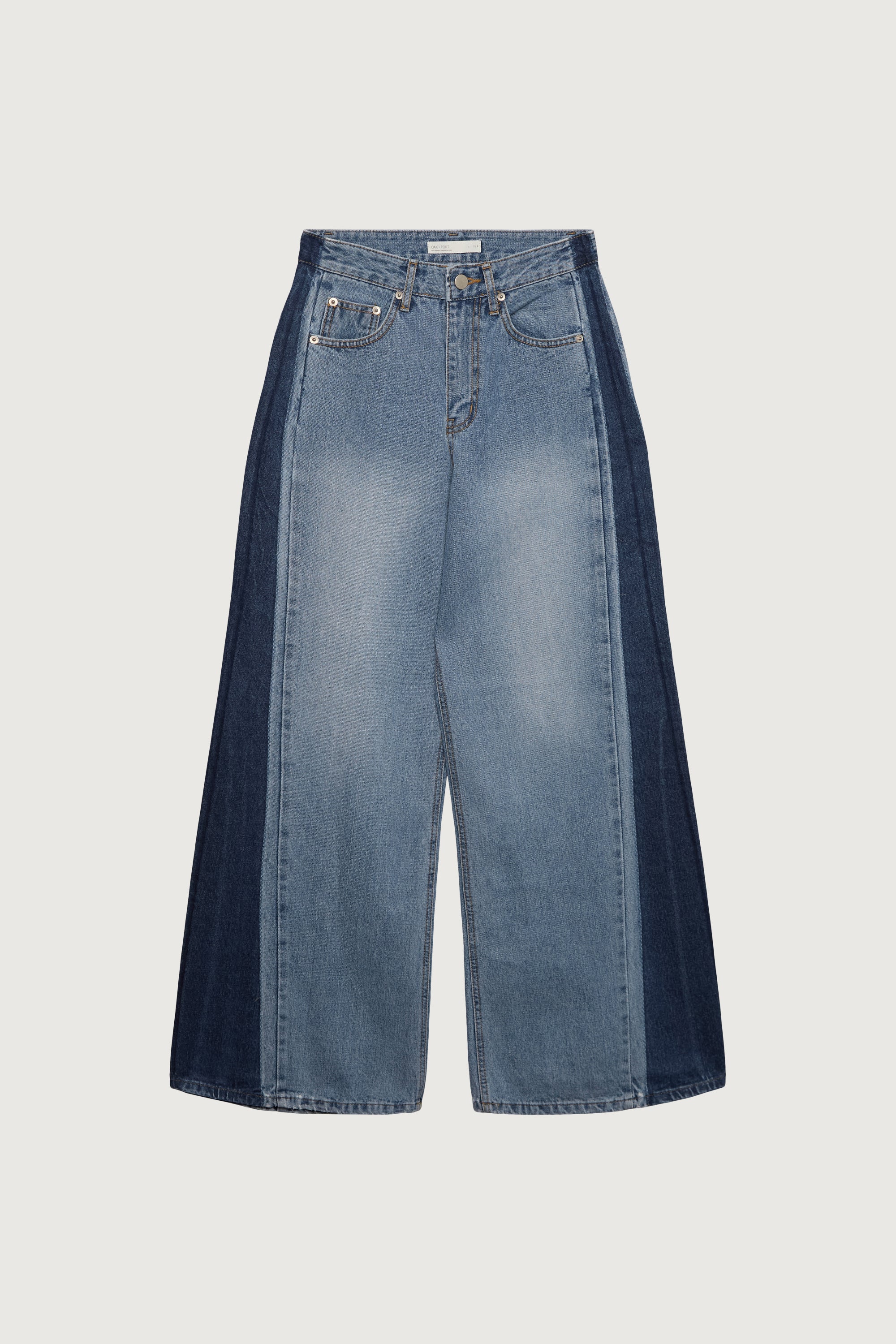 DUO TONE WASH STRAIGHT LEG DENIM JEAN - Image 5
