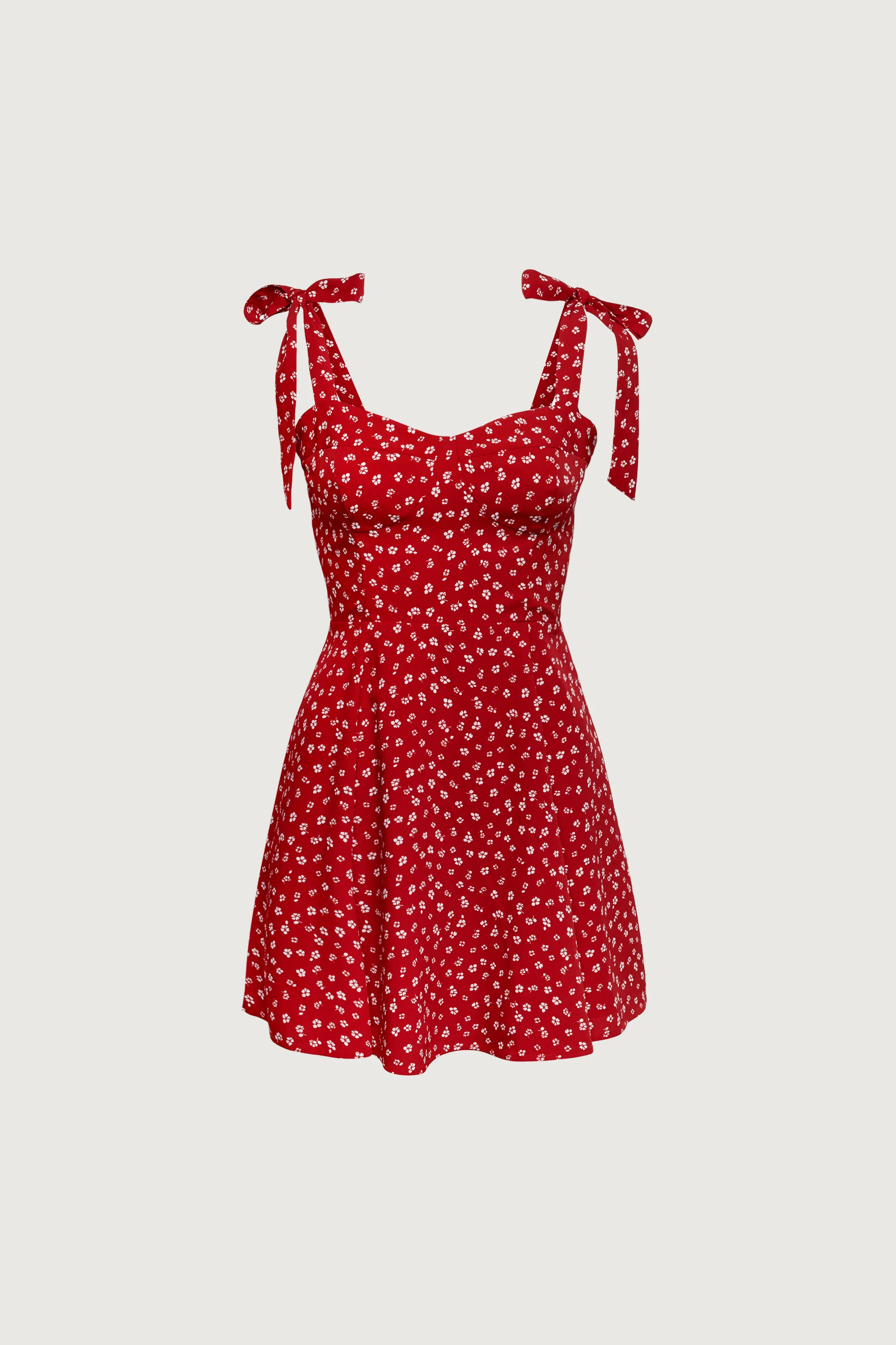 FLORAL BUSTIER MINI DRESS - Image 5