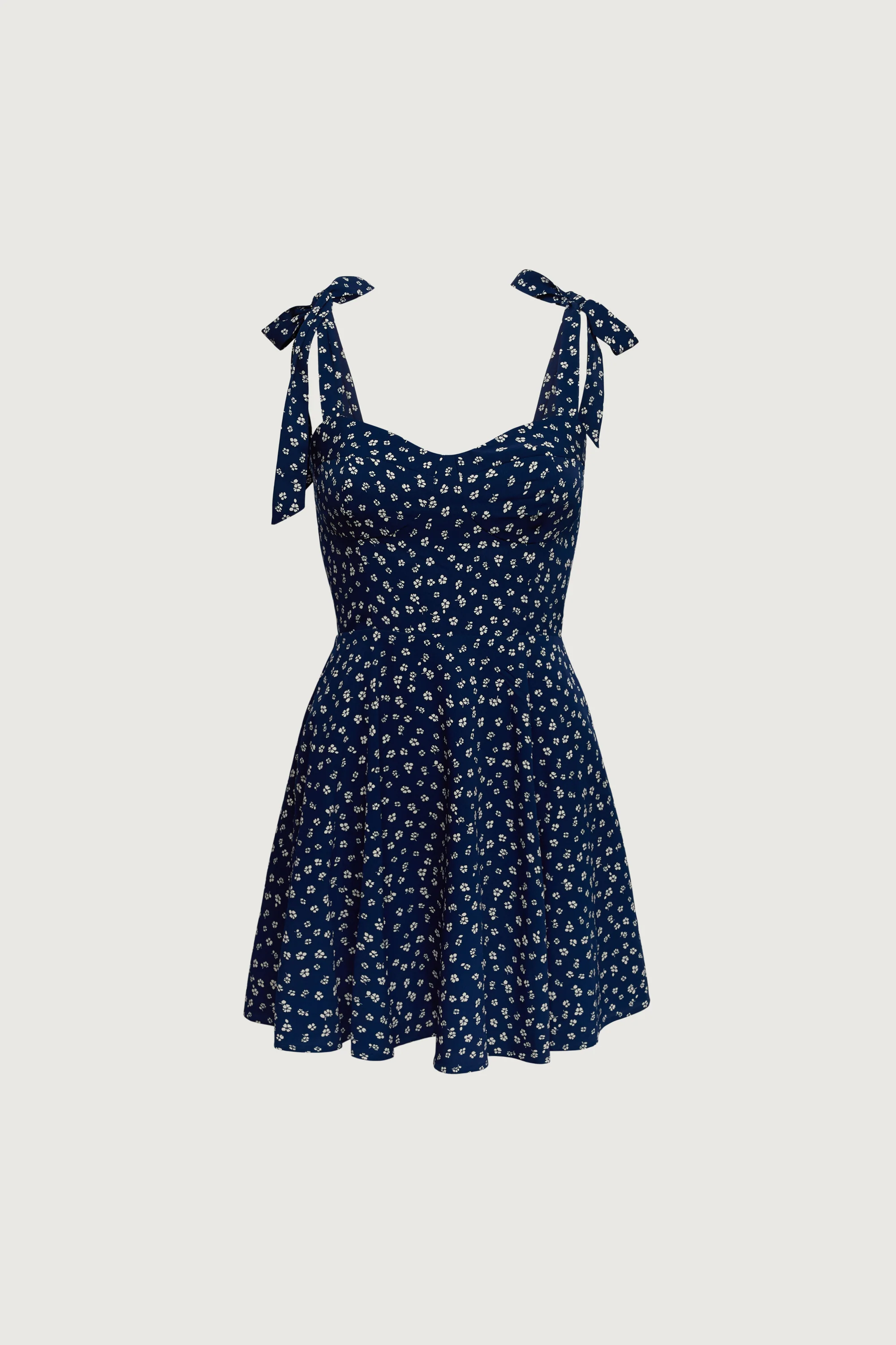 FLORAL BUSTIER MINI DRESS - Image 6