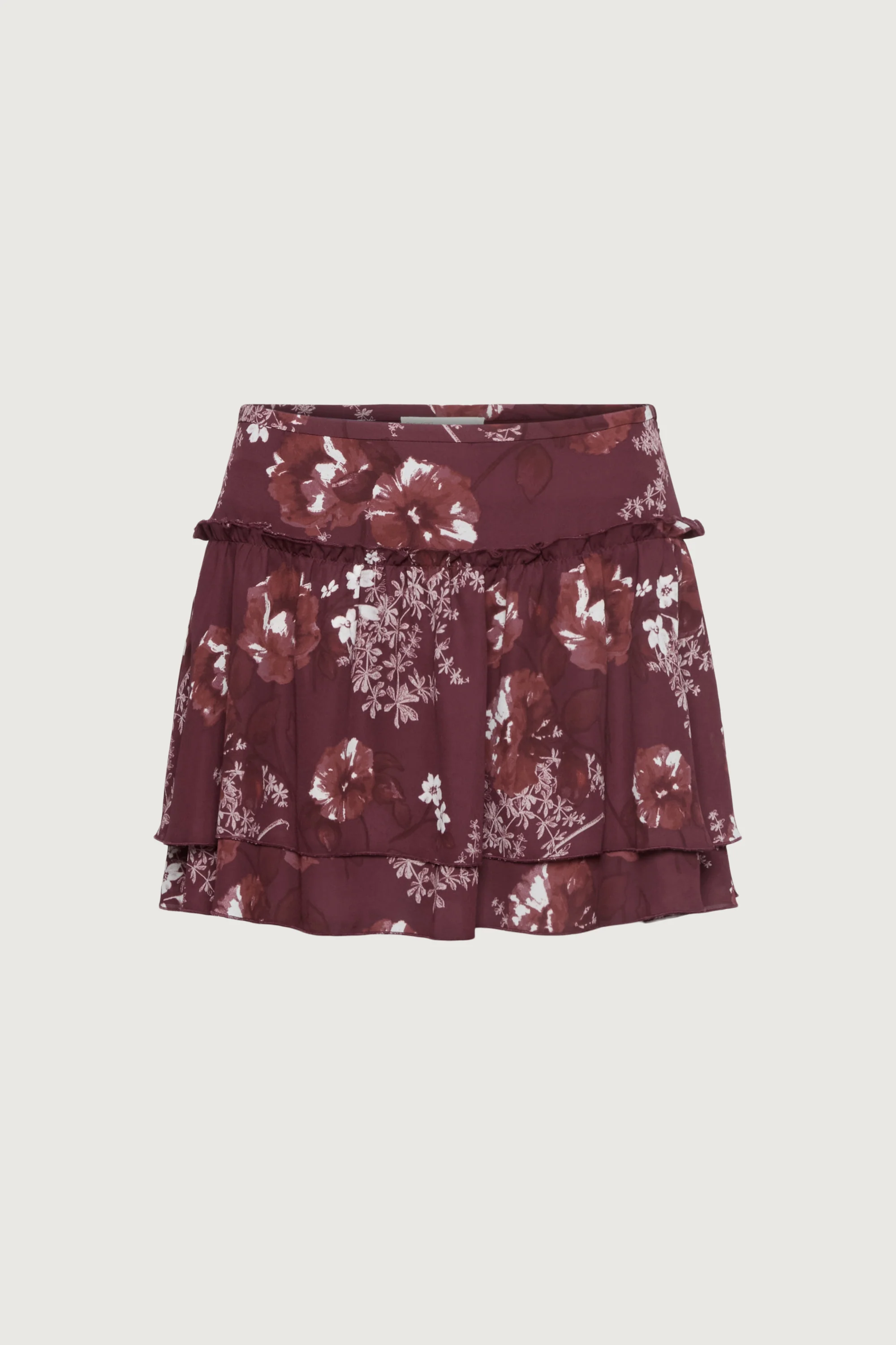 FLORAL PRINT MINI SKIRT - Image 2