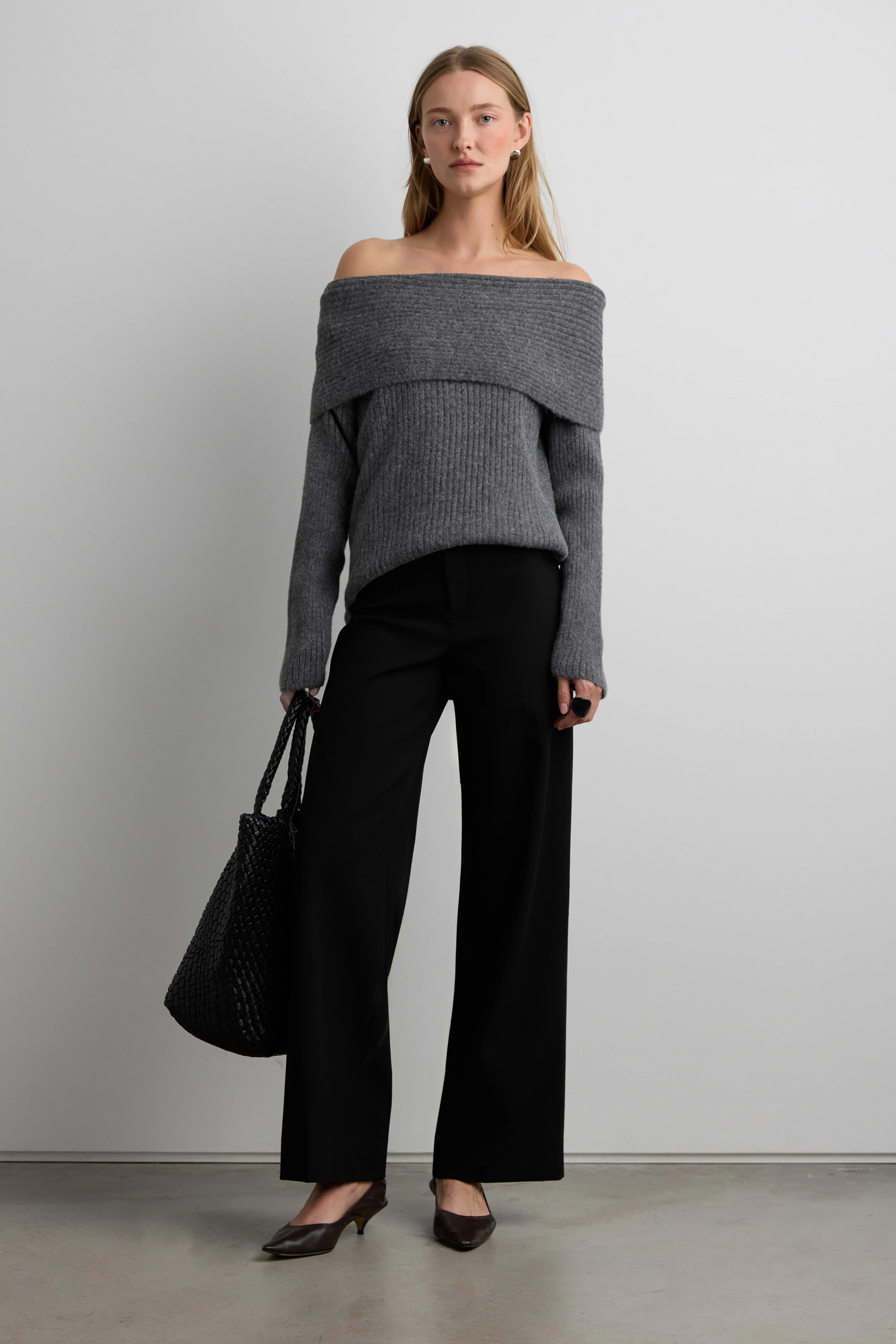 FOLD OVER OFF THE SHOULDER SWEATER - Image 2