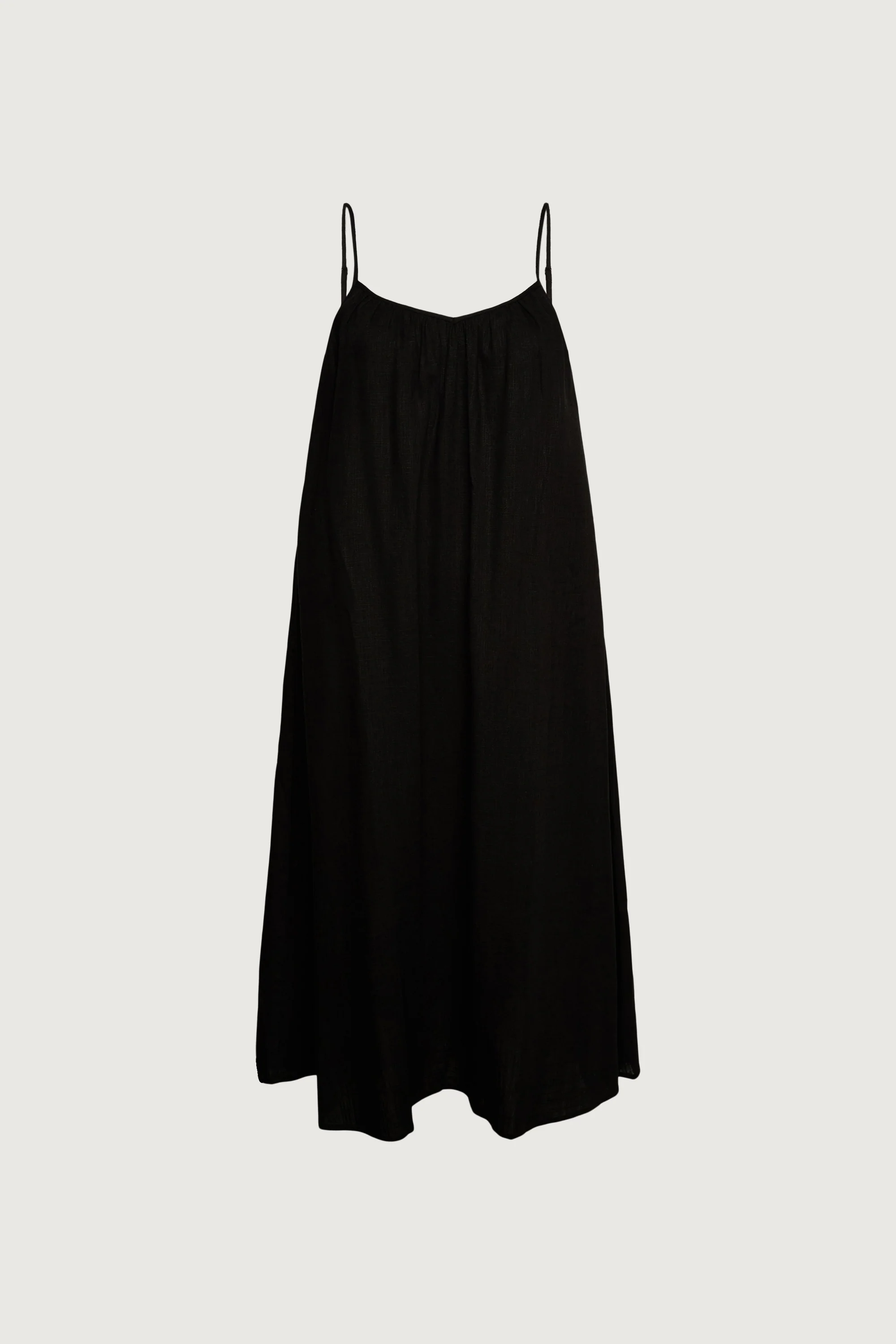 GATHERED NECKLINE MAXI DRESS - Image 6