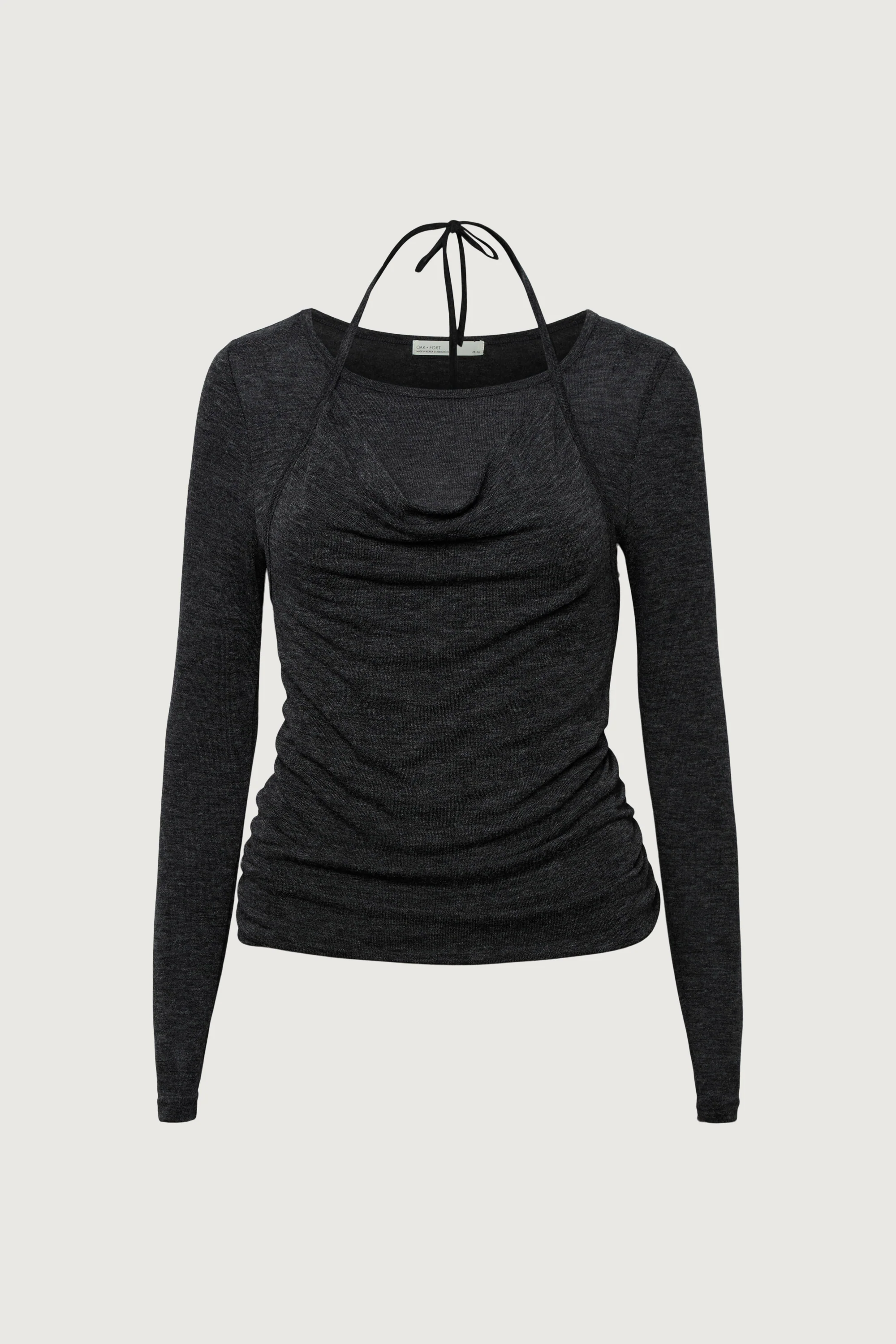 HEATHERED OVERLAY TOP - Image 5