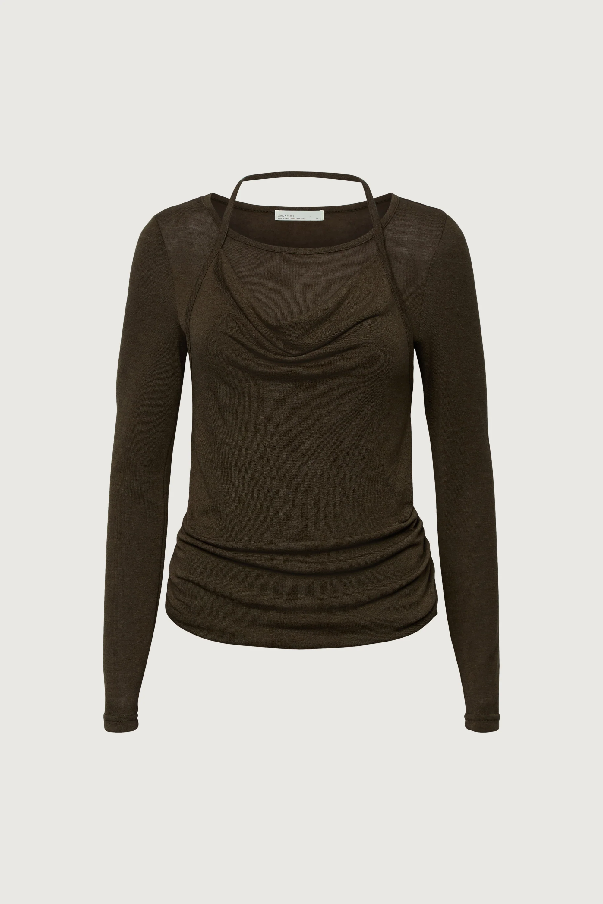 HEATHERED OVERLAY TOP - Image 6