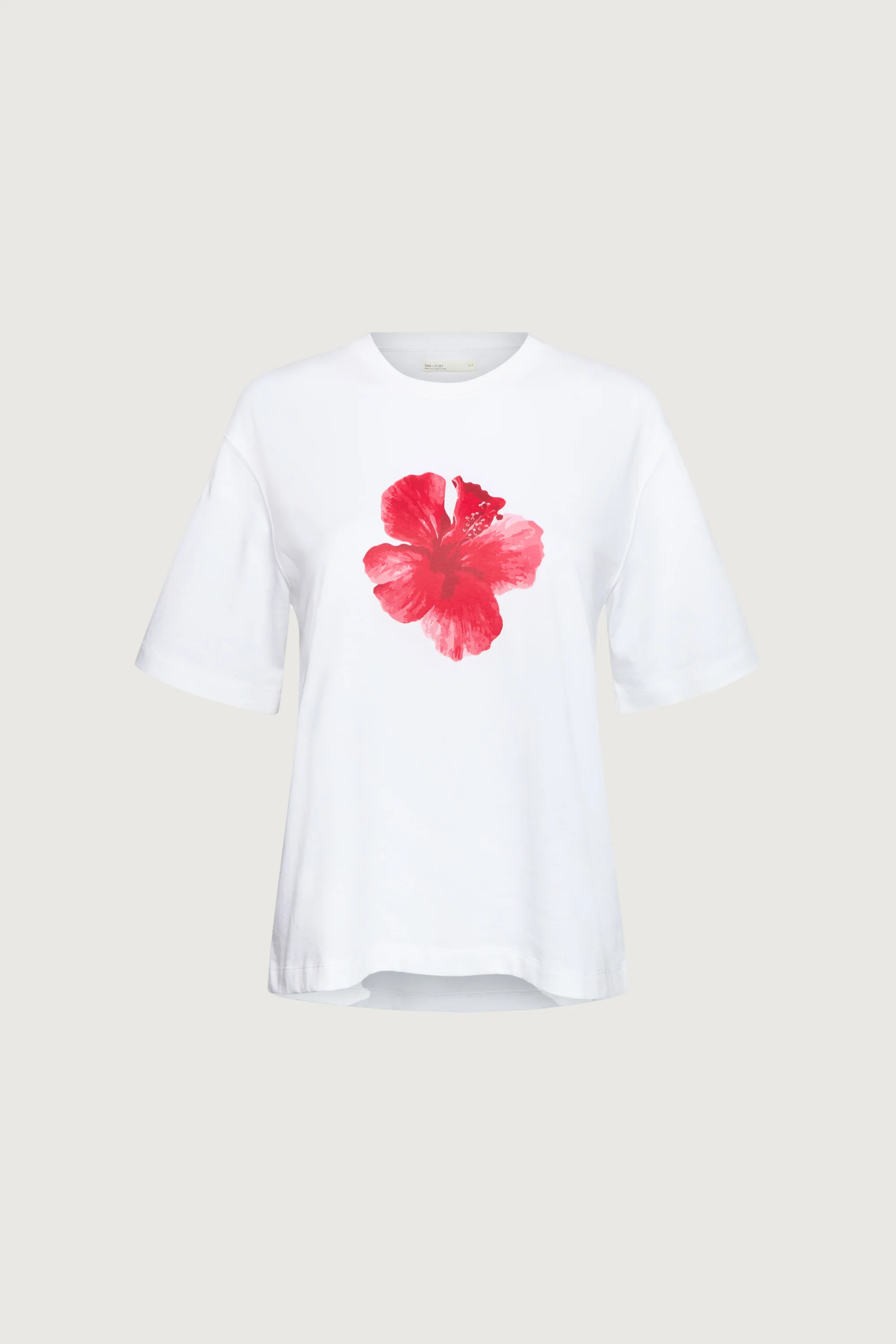 HIBISCUS GRAPHIC PRINT T-SHIRT - Image 4