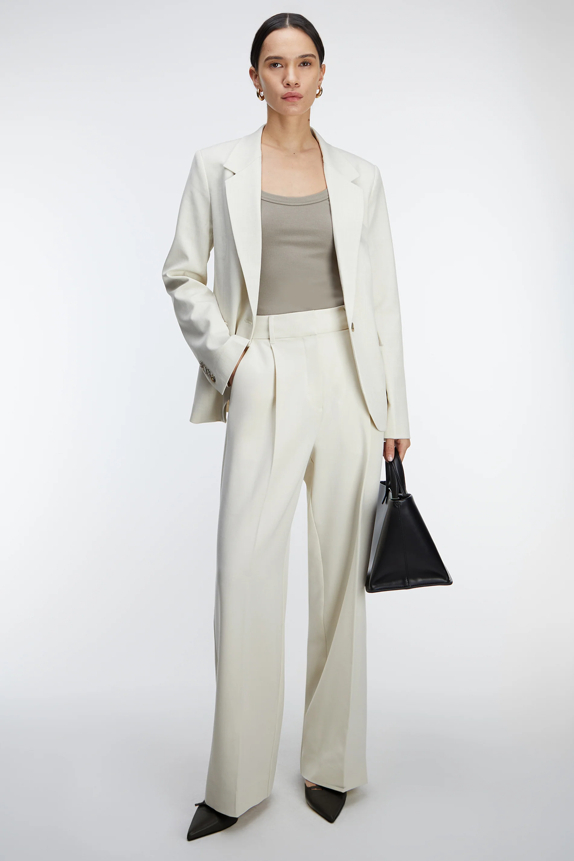 HIGH-RISE STRAIGHT LEG TROUSER - Image 4