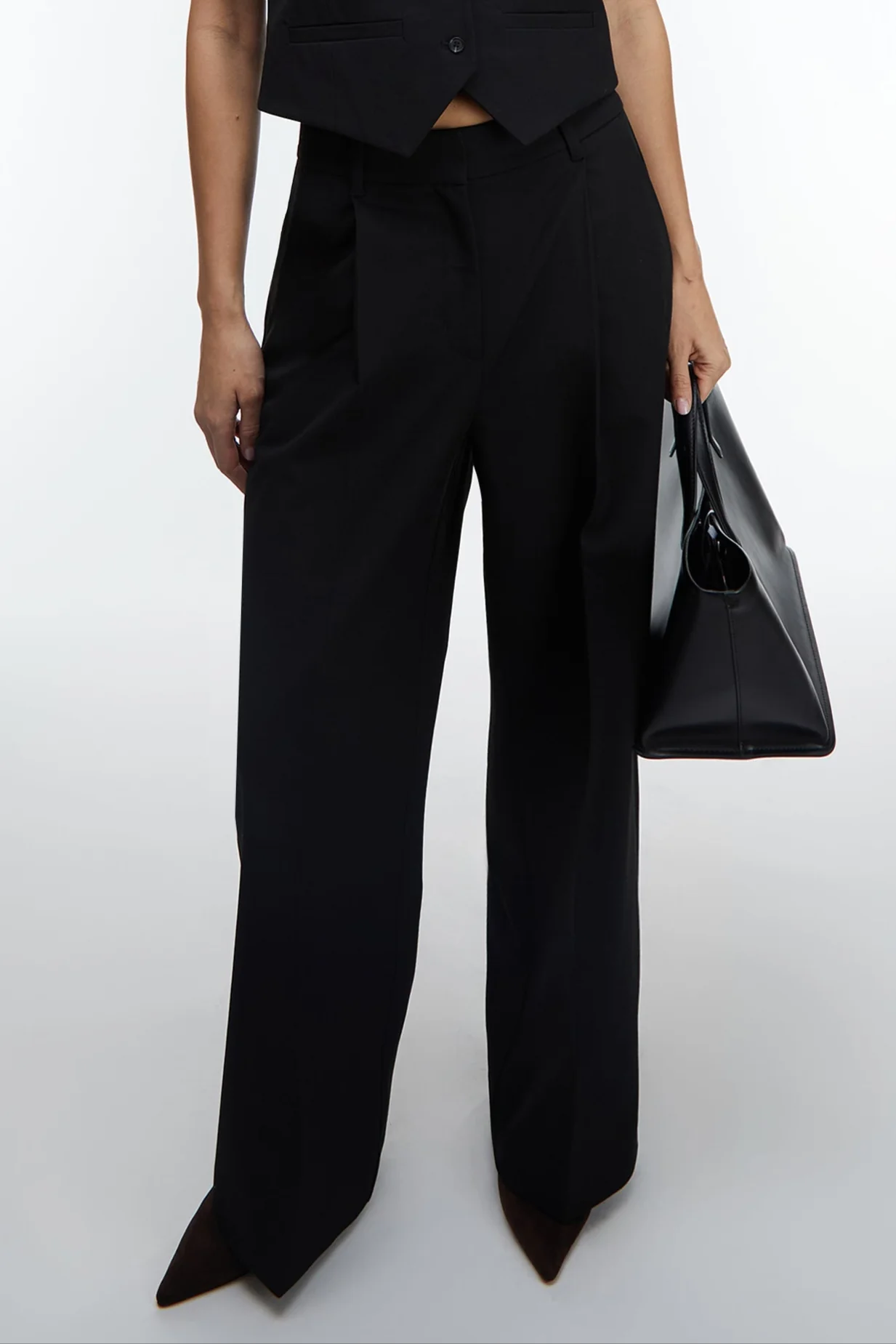 HIGH-RISE STRAIGHT LEG TROUSER - Image 7