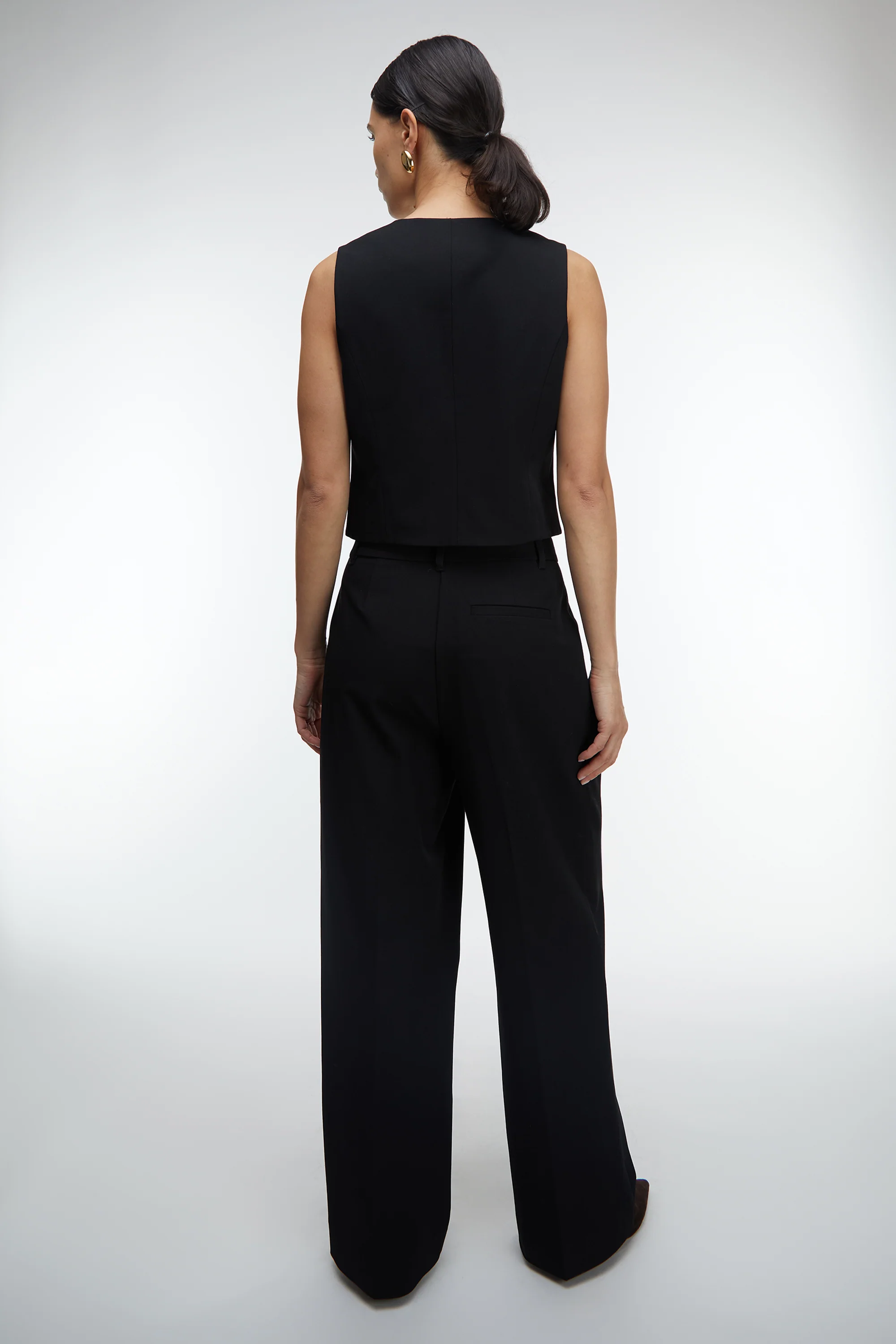 HIGH-RISE STRAIGHT LEG TROUSER - Image 8