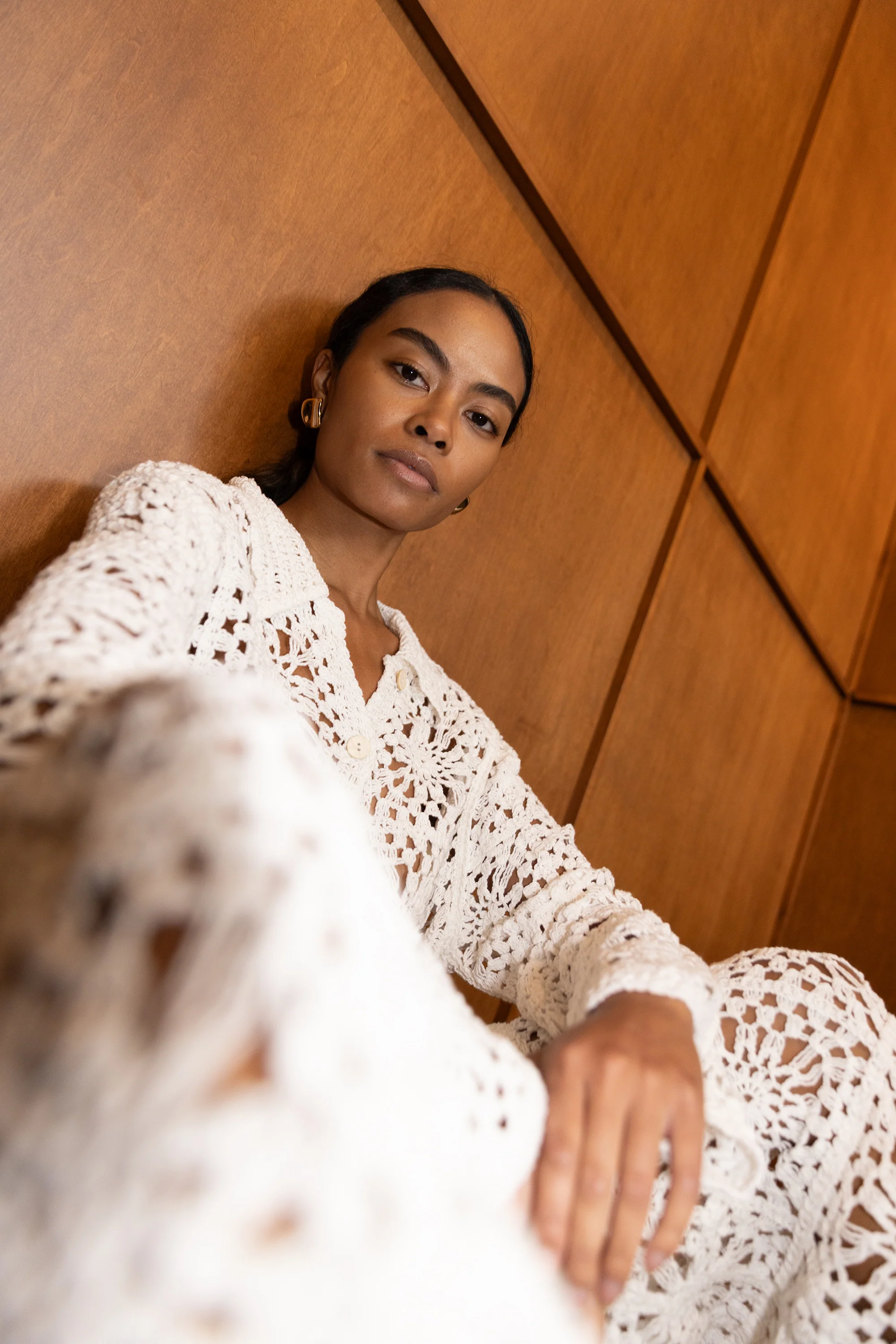 CROCHET BUTTON UP SHIRT - Image 3