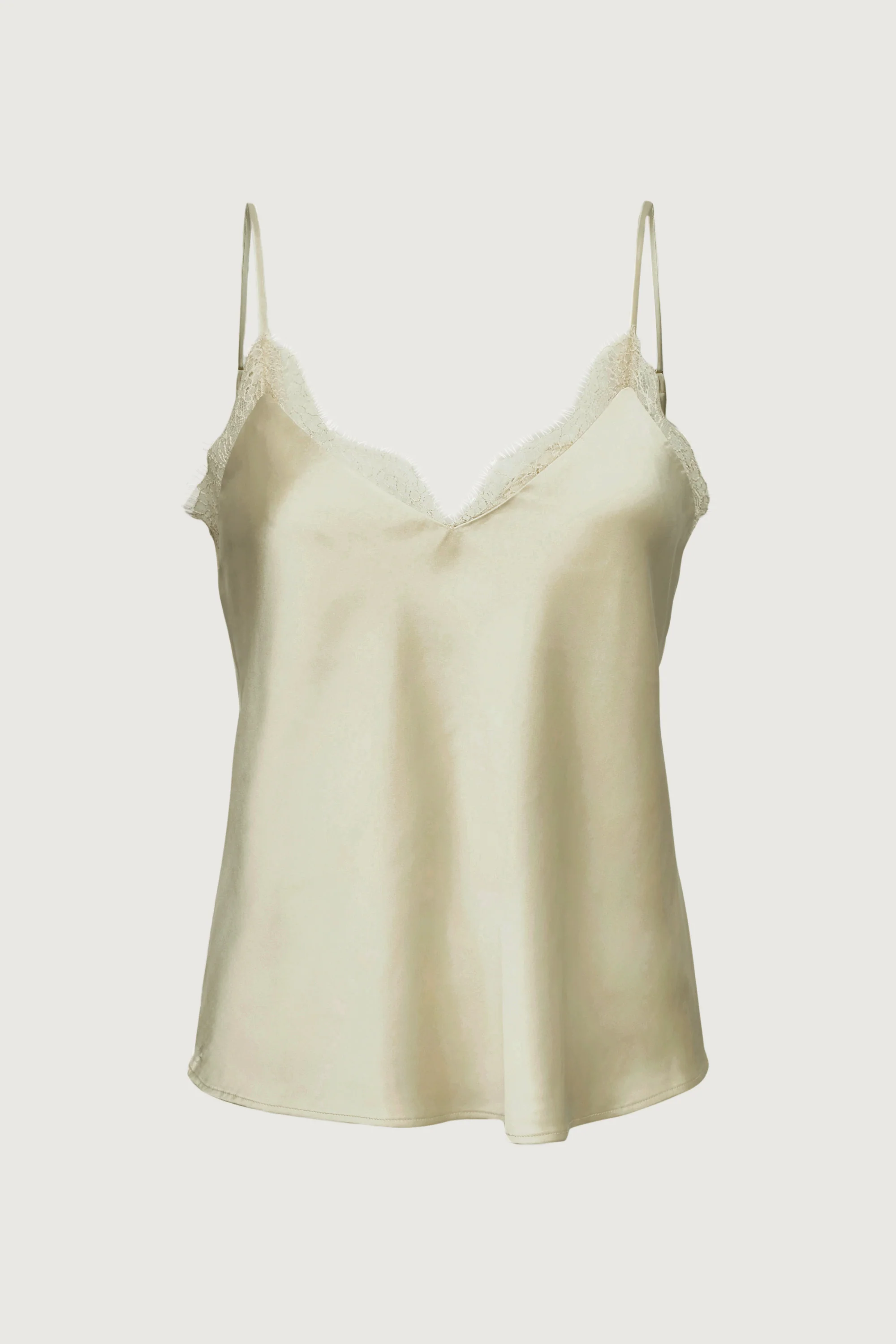 LACE TRIM SATIN CAMISOLE TANK - Image 8