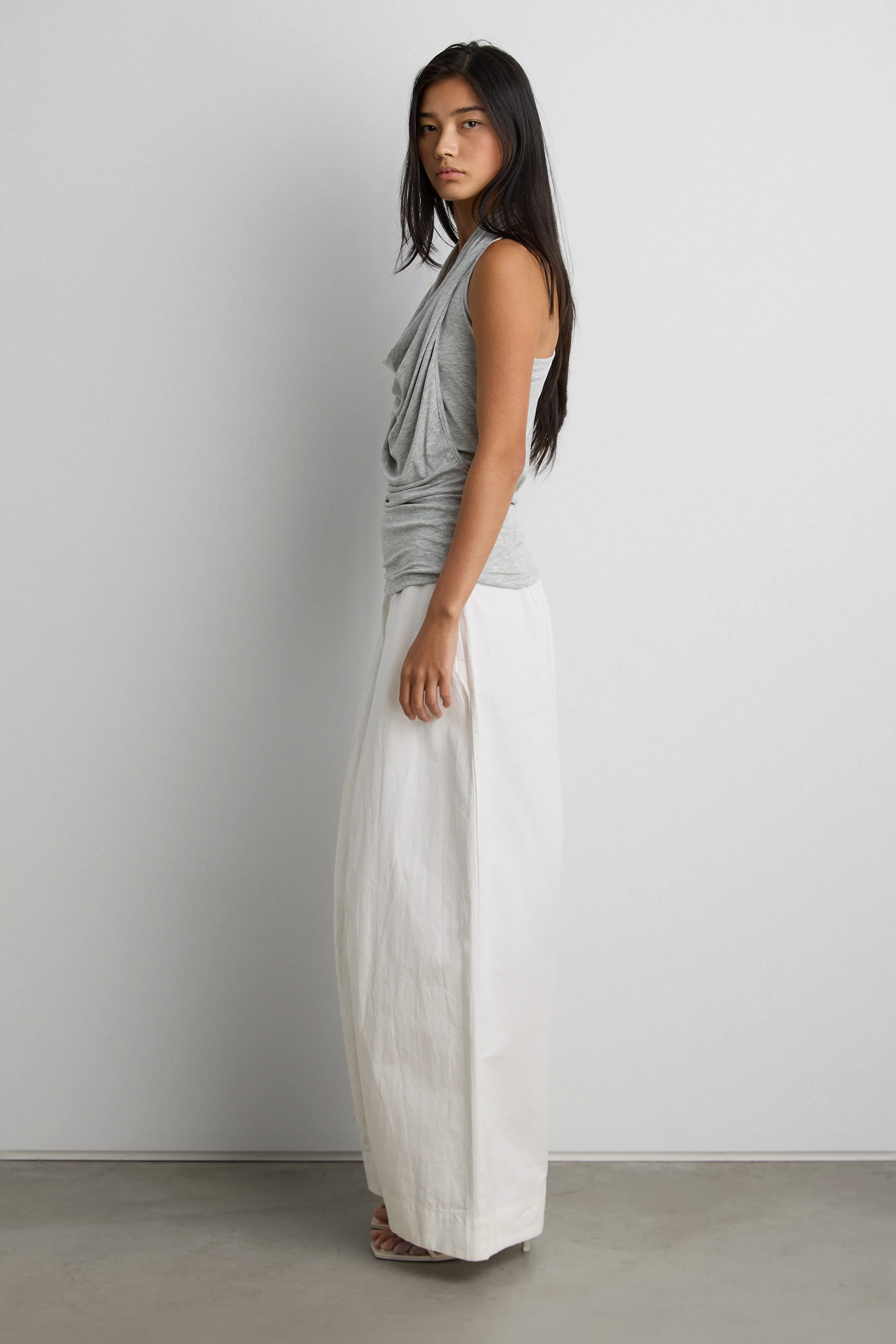 LAYERED COWL NECK TOP - Image 6