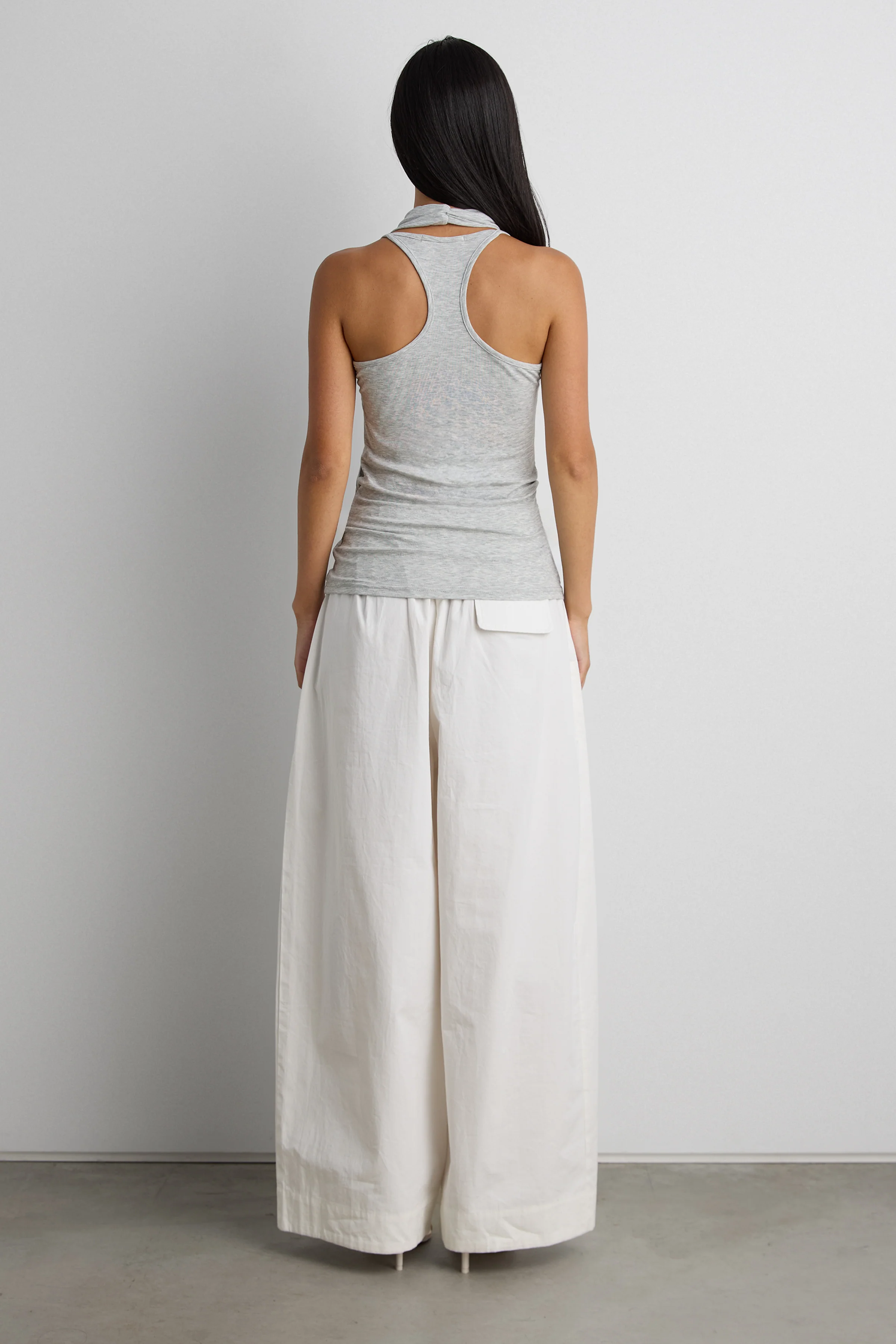 LAYERED COWL NECK TOP - Image 7