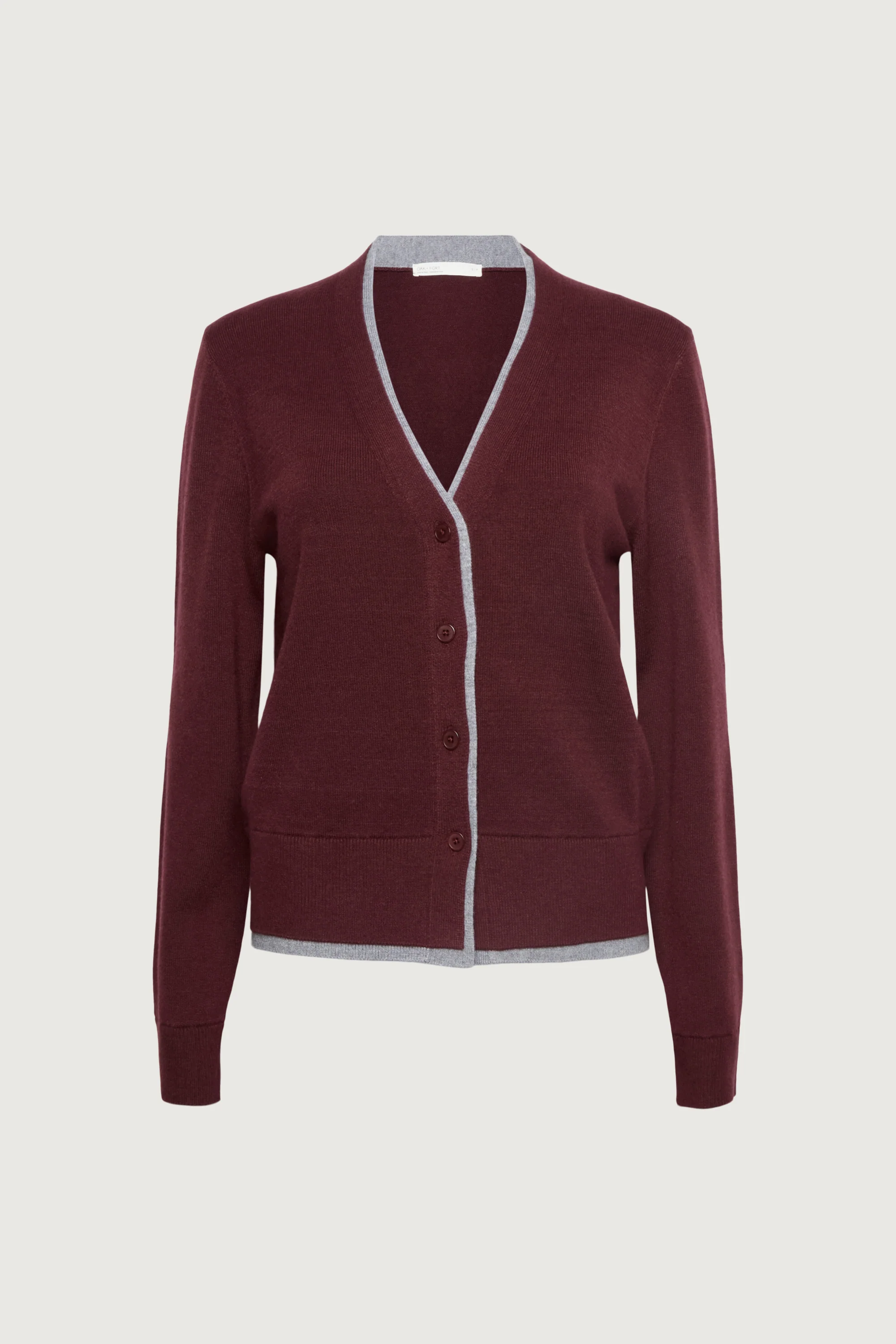 LAYERED EFFECT BUTTON FRONT CARDIGAN - Image 6