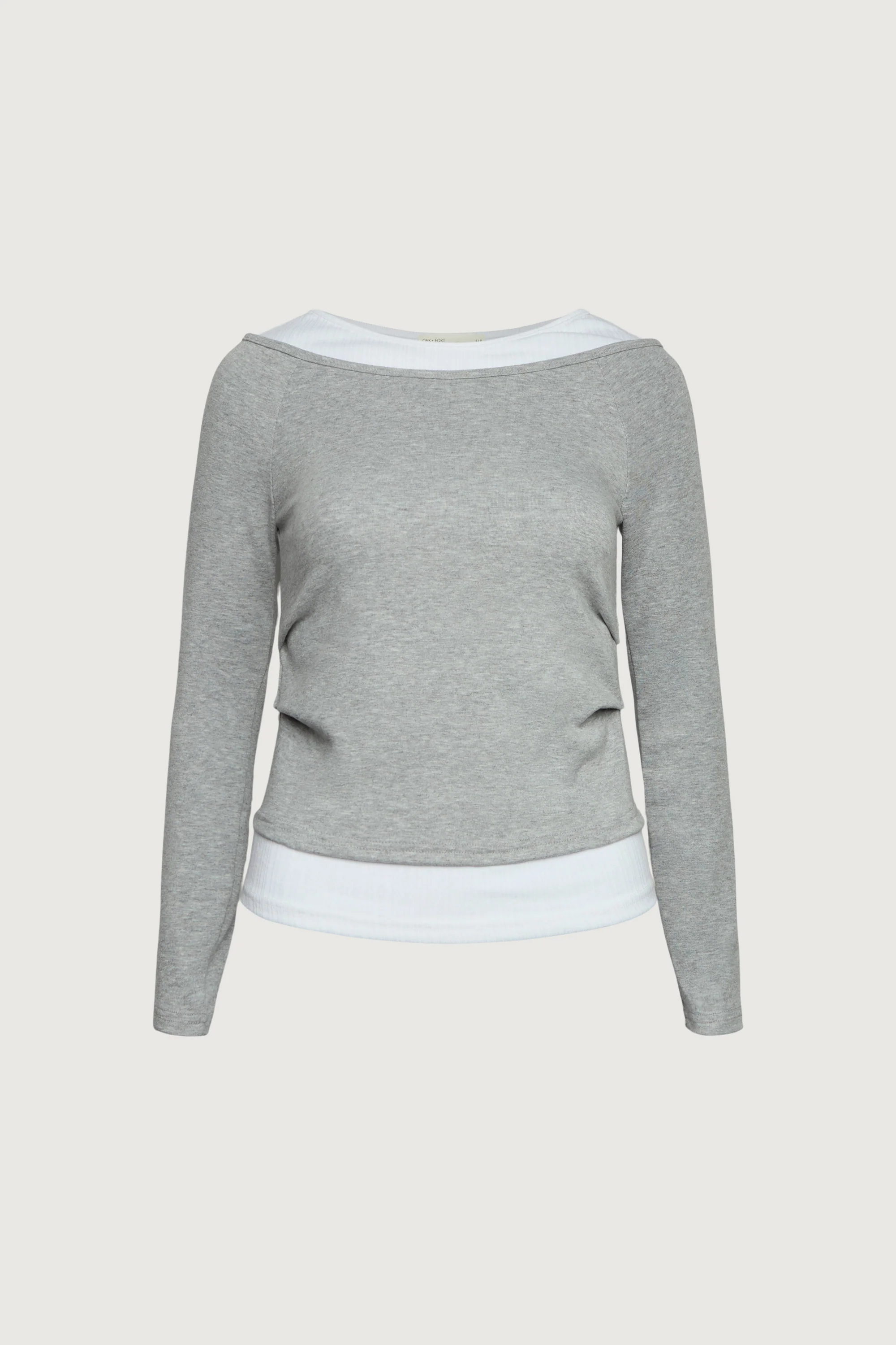 LAYERED BOAT NECK TOP - Image 9