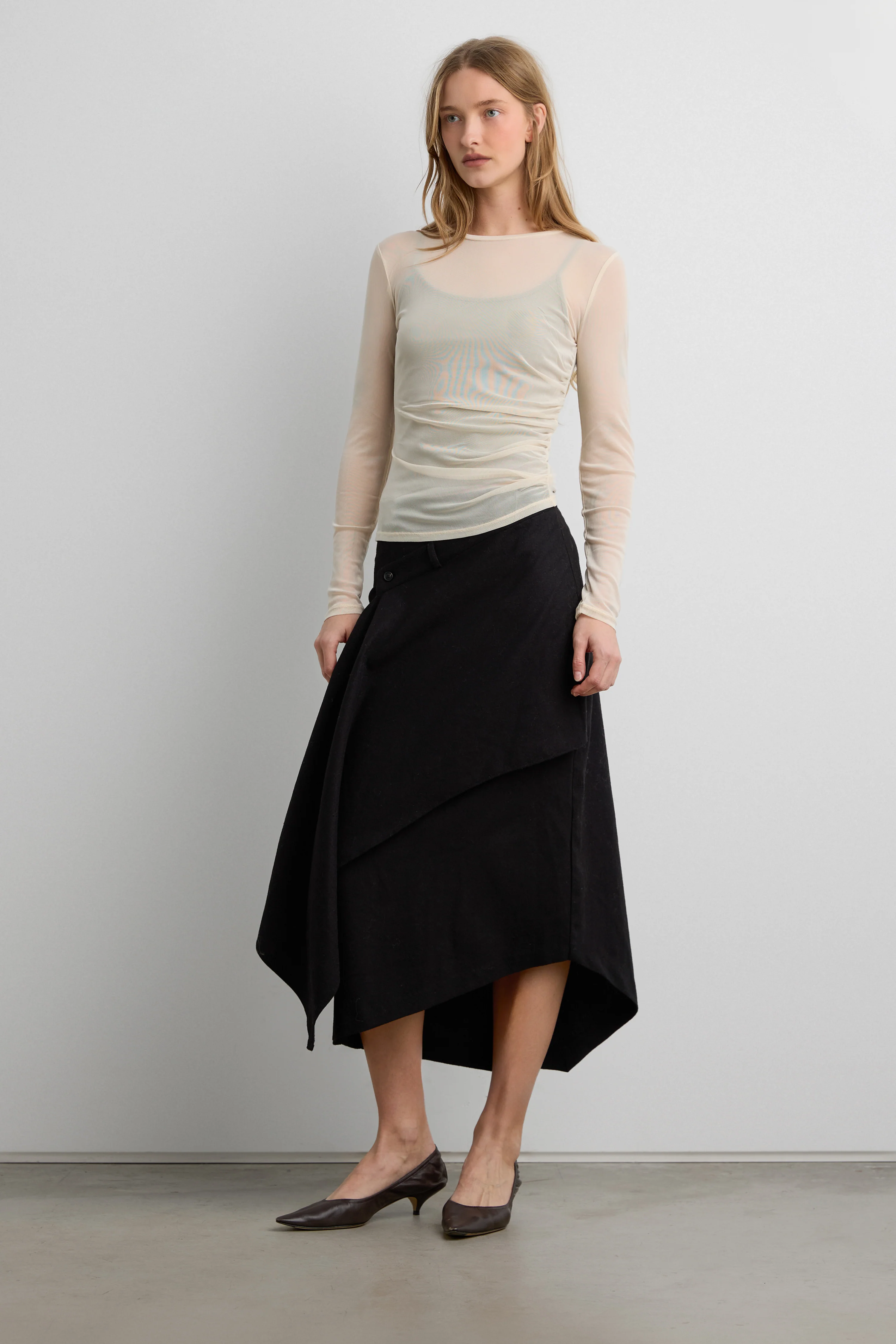 MESH LONG SLEEVE TOP