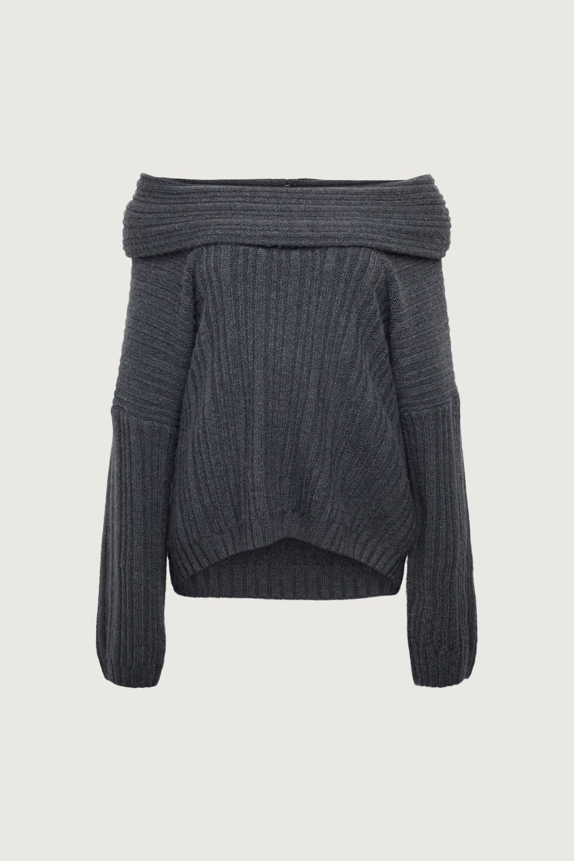 OVERSIZED SLOUCHY OFF THE SHOULDER SWEATER - Image 3