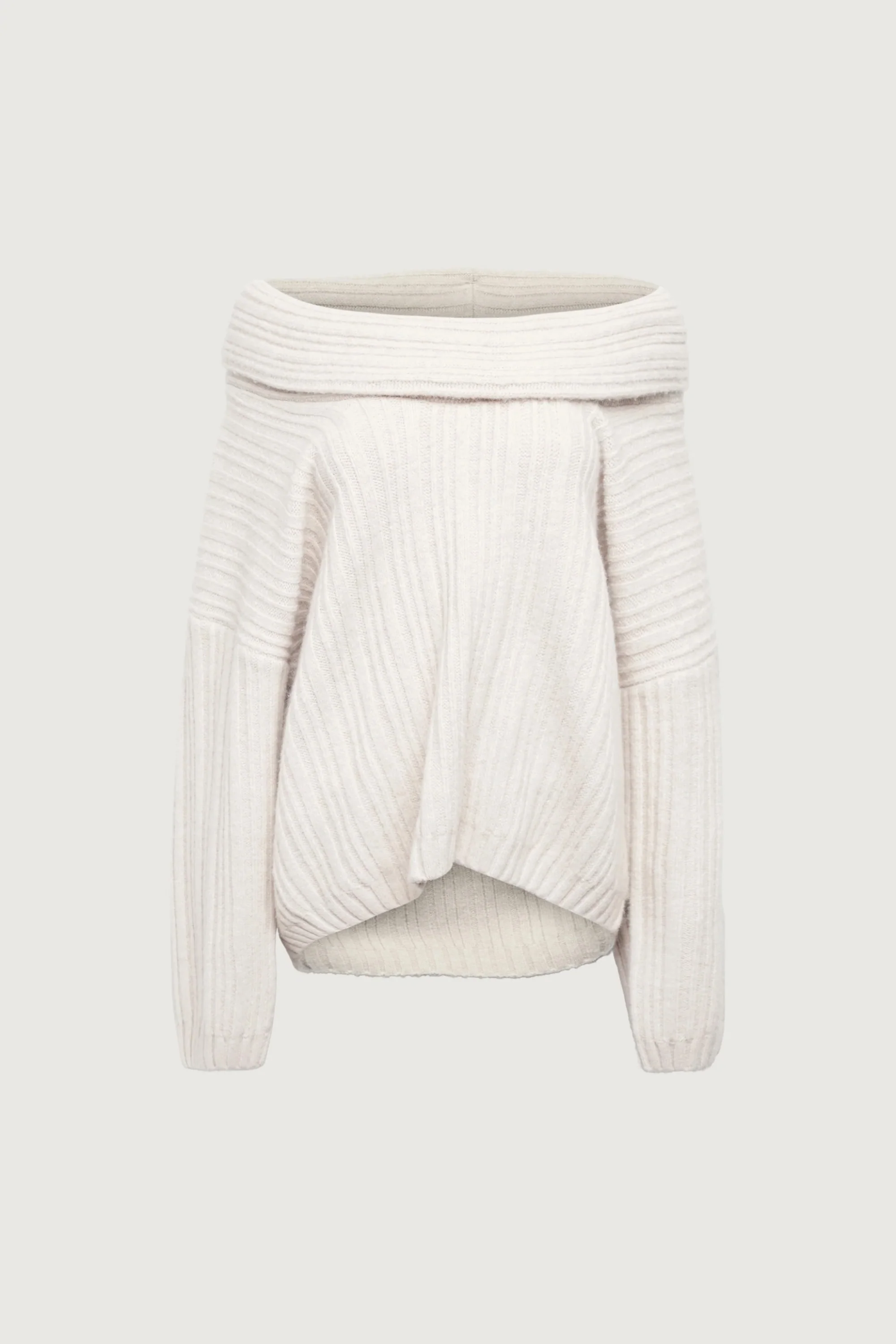 OVERSIZED SLOUCHY OFF THE SHOULDER SWEATER - Image 9