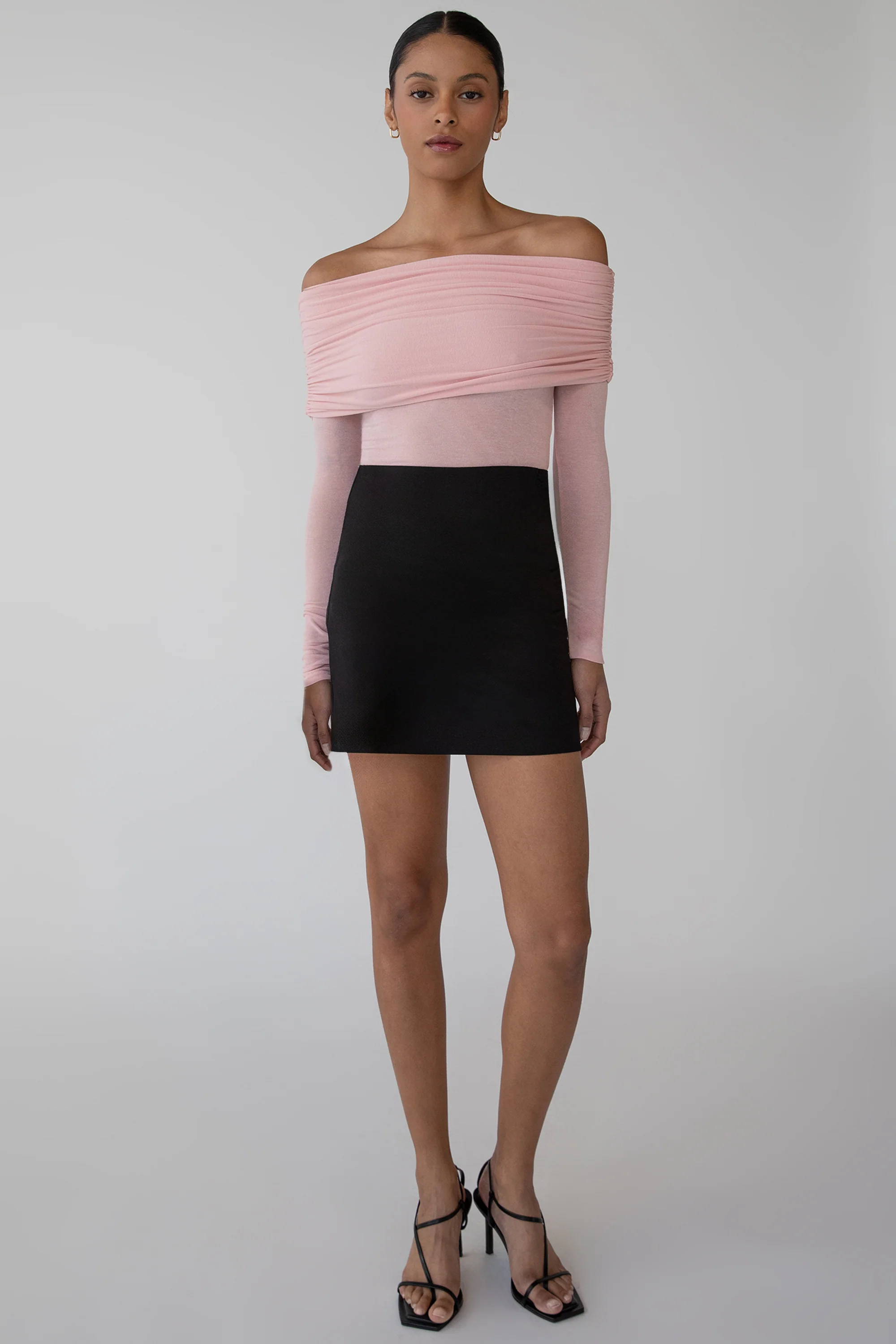 OFF THE SHOULDER FOLD-OVER TOP