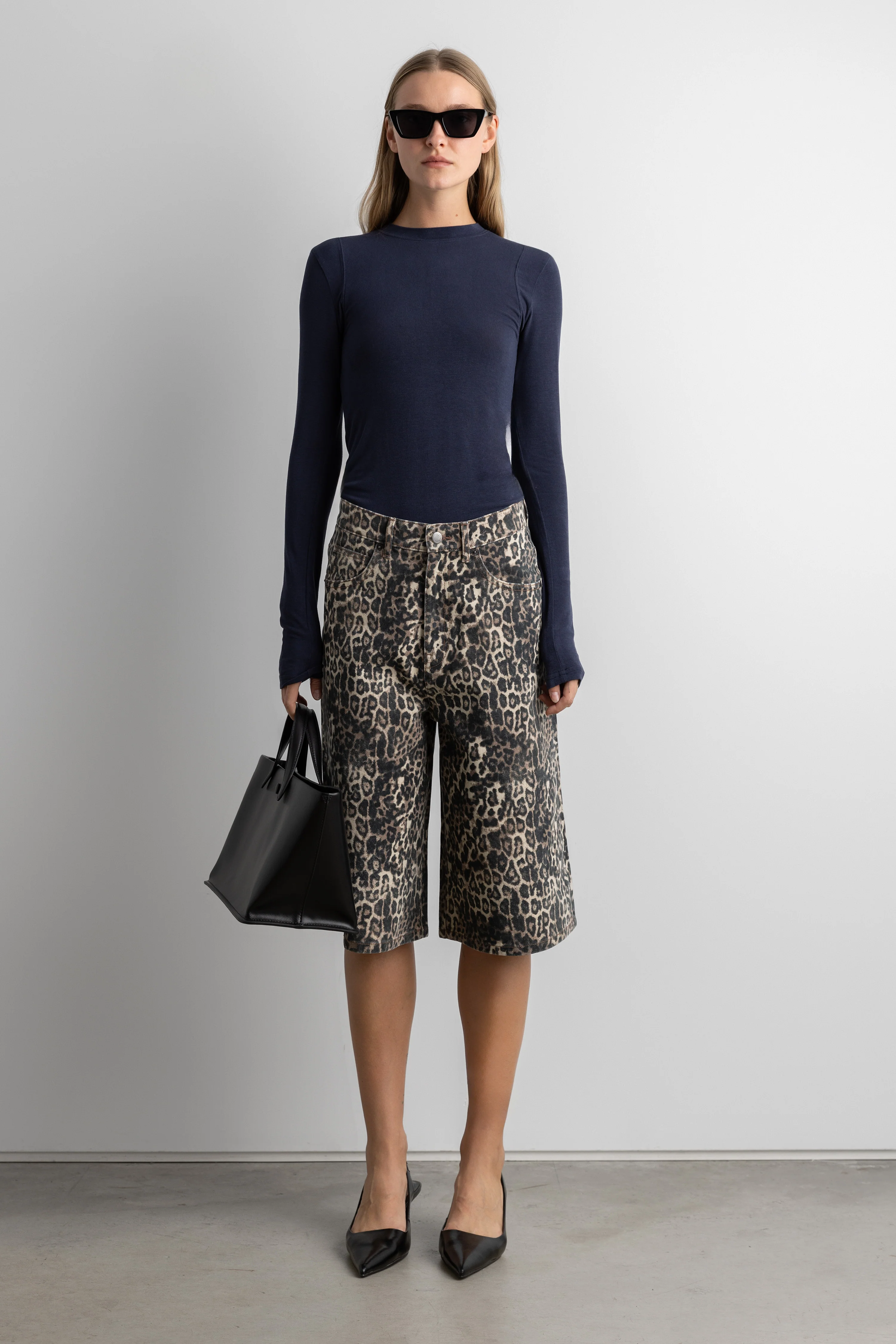 TWILL DENIM JORT