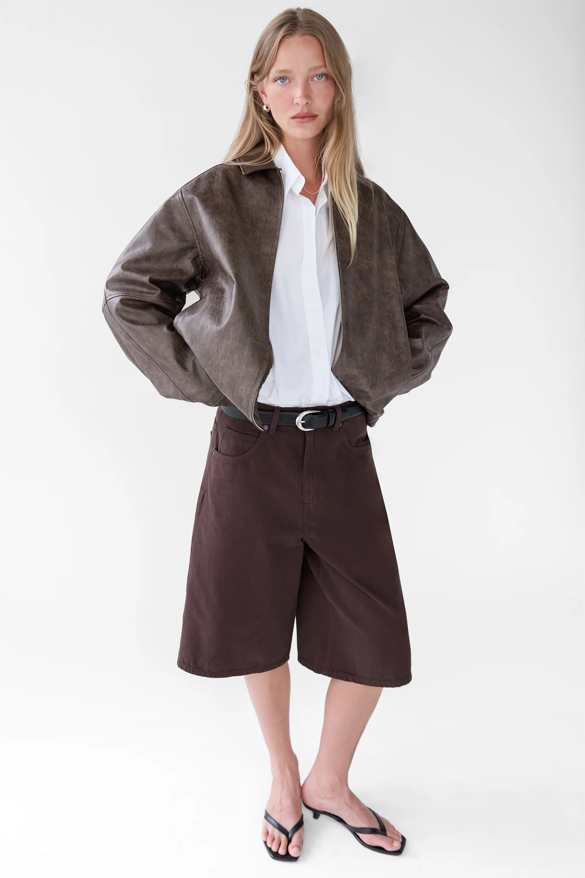 TWILL DENIM JORT - Image 6