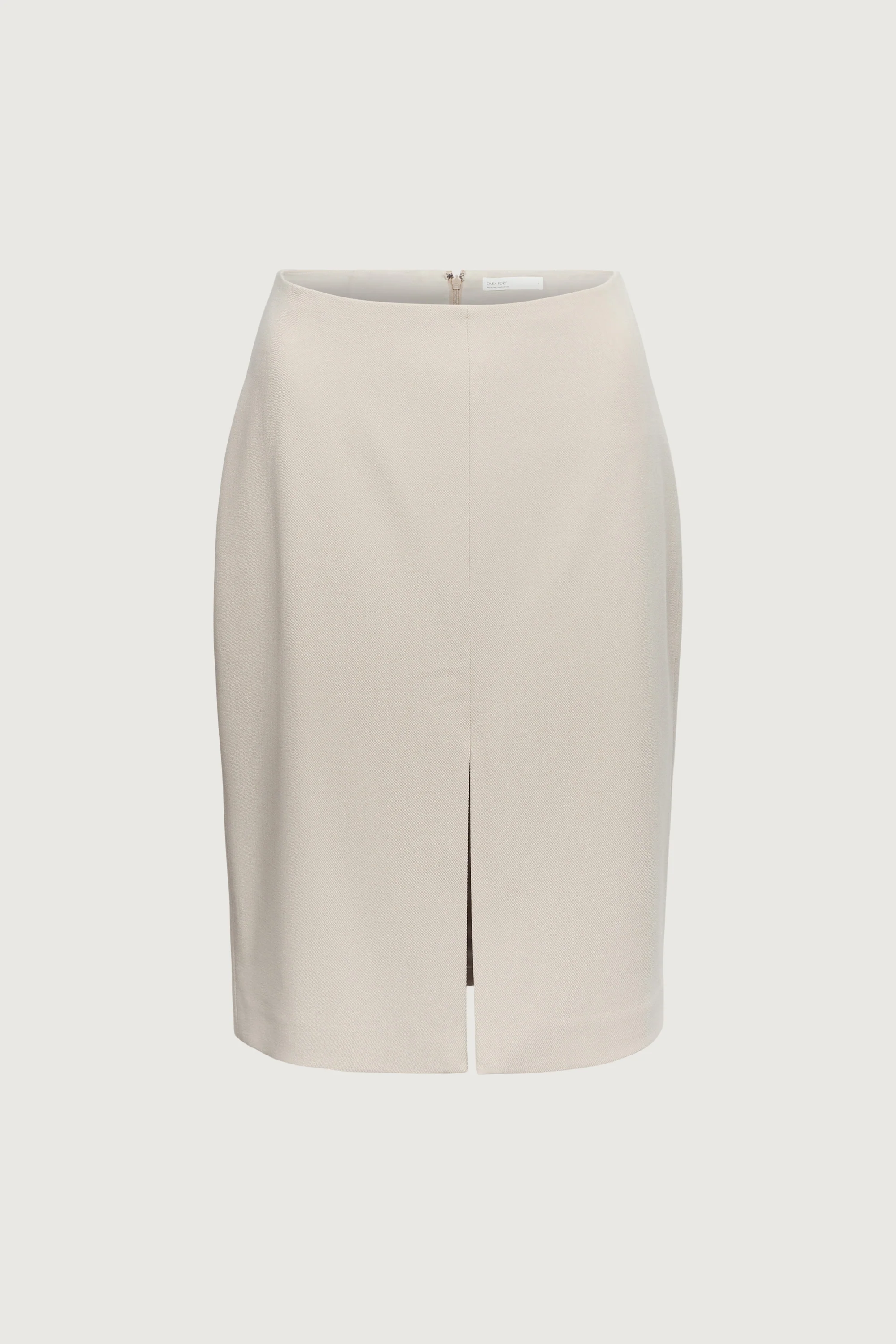 MIDI SUITING SKIRT WITH FRONT SLIT - Image 5