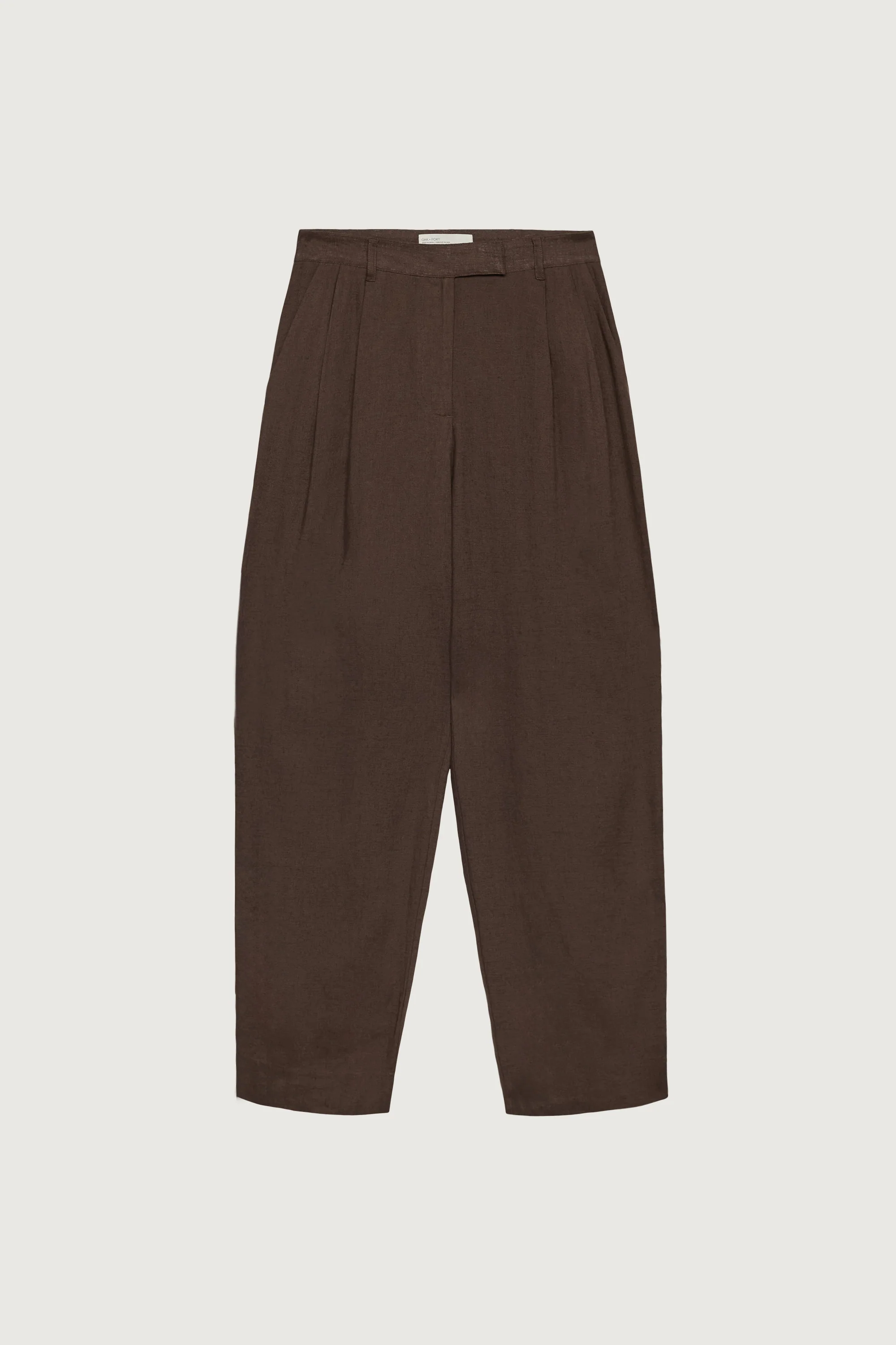 HIGH-RISE LINEN BLEND TROUSER - Image 3