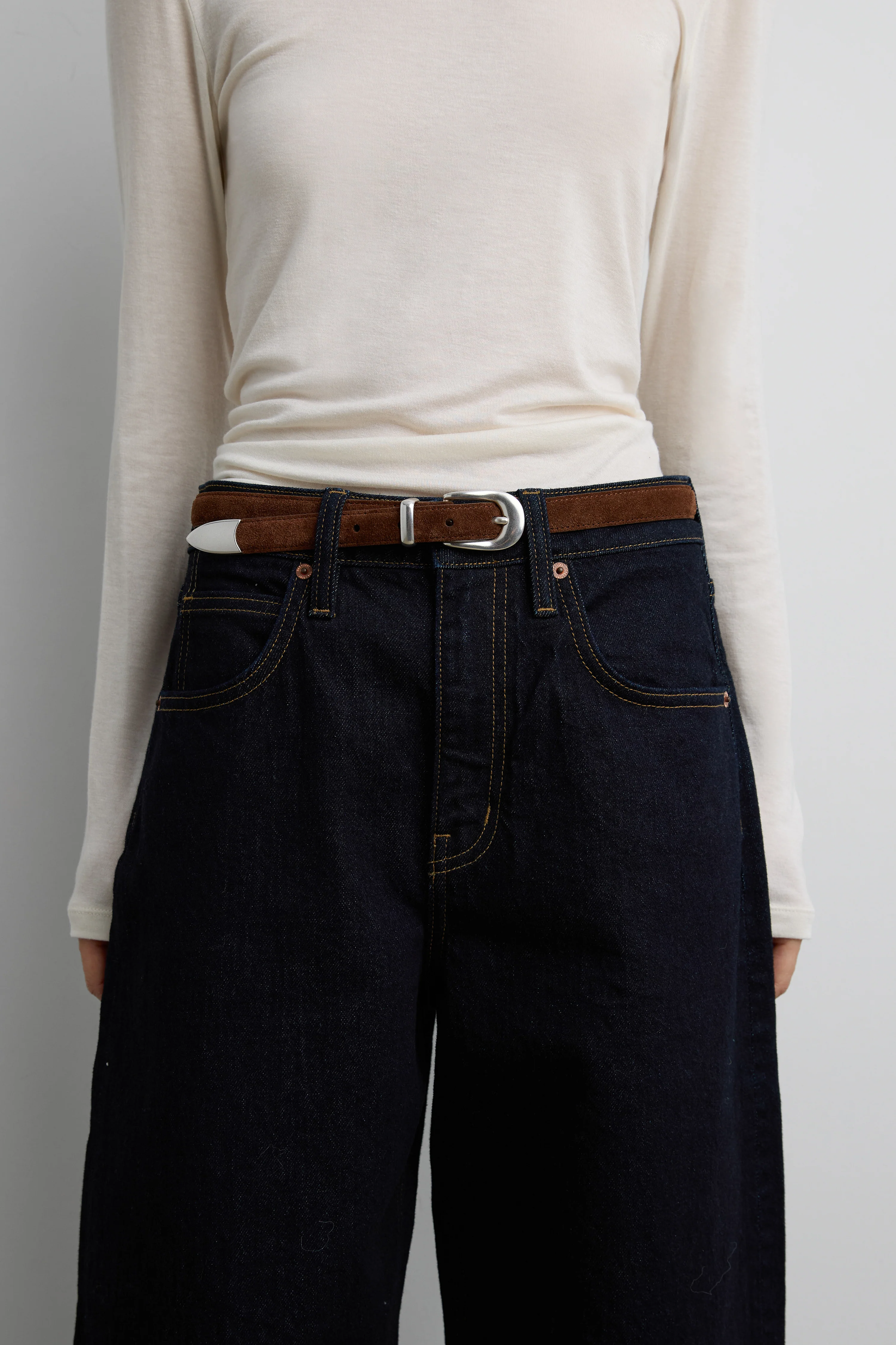MILA WESTERN SUEDE BELT - Image 5