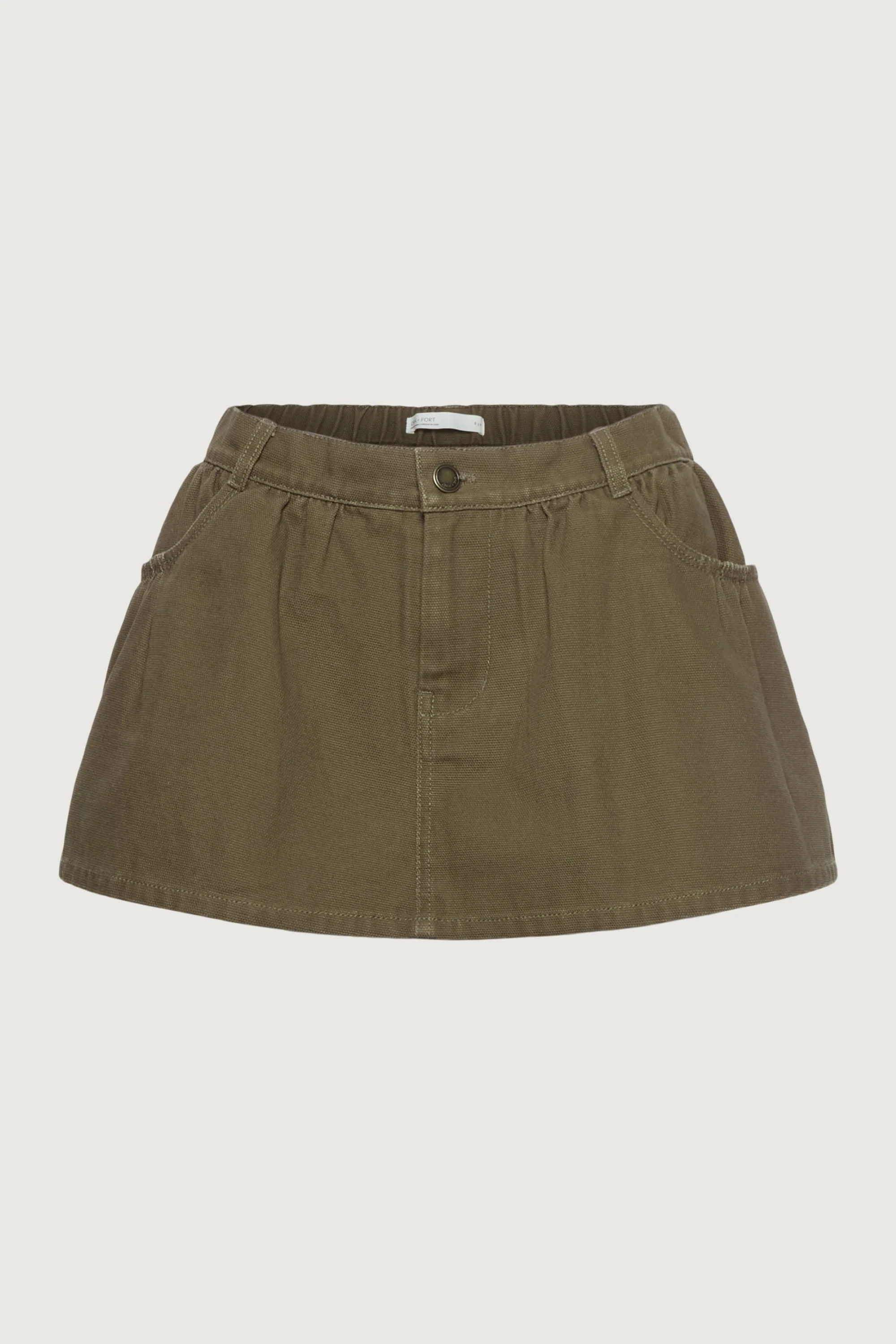 MINI CANVAS PLEATED SKORT - Image 3