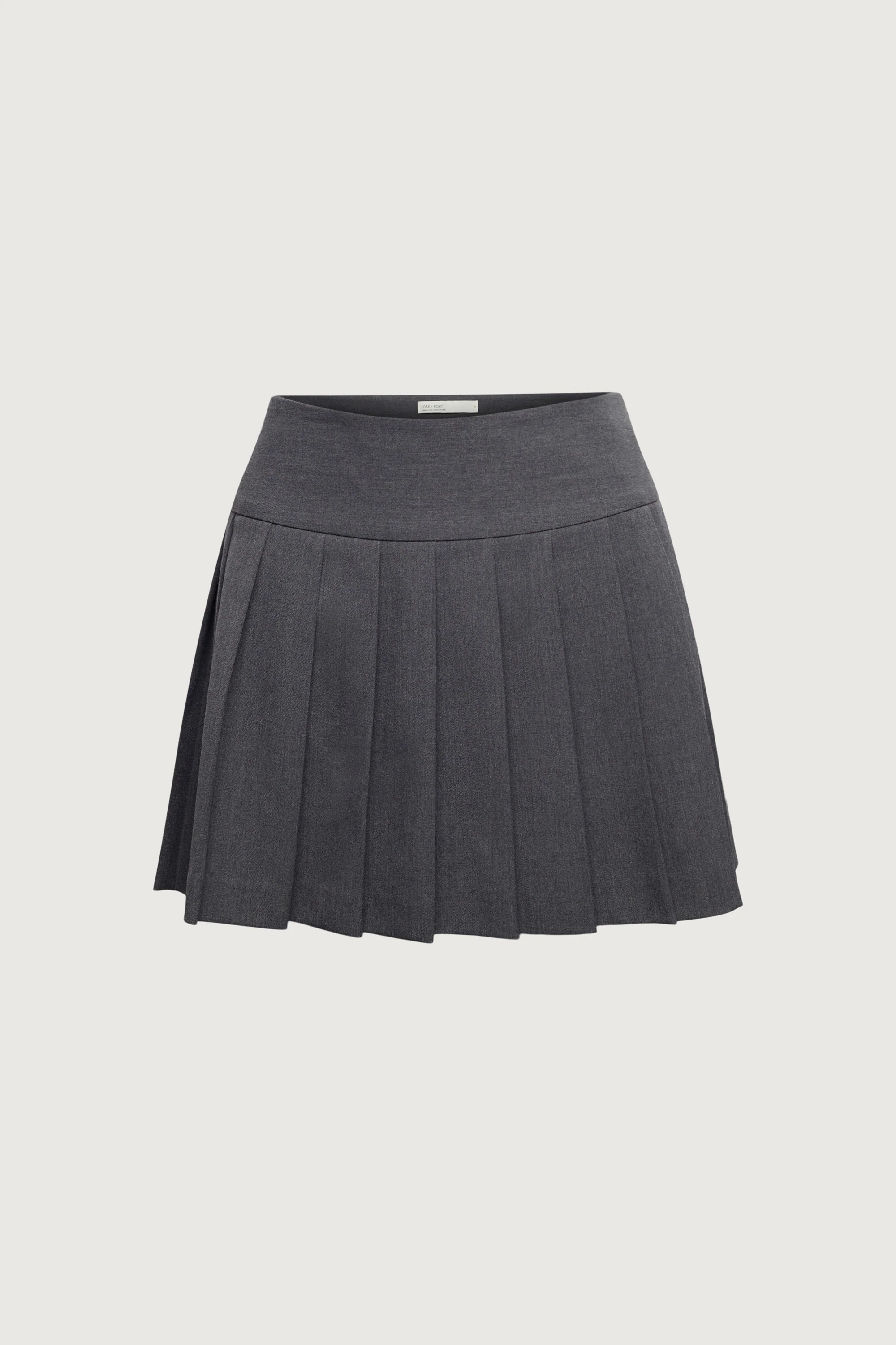 MINI PLEATED SUITING SKIRT - Image 7