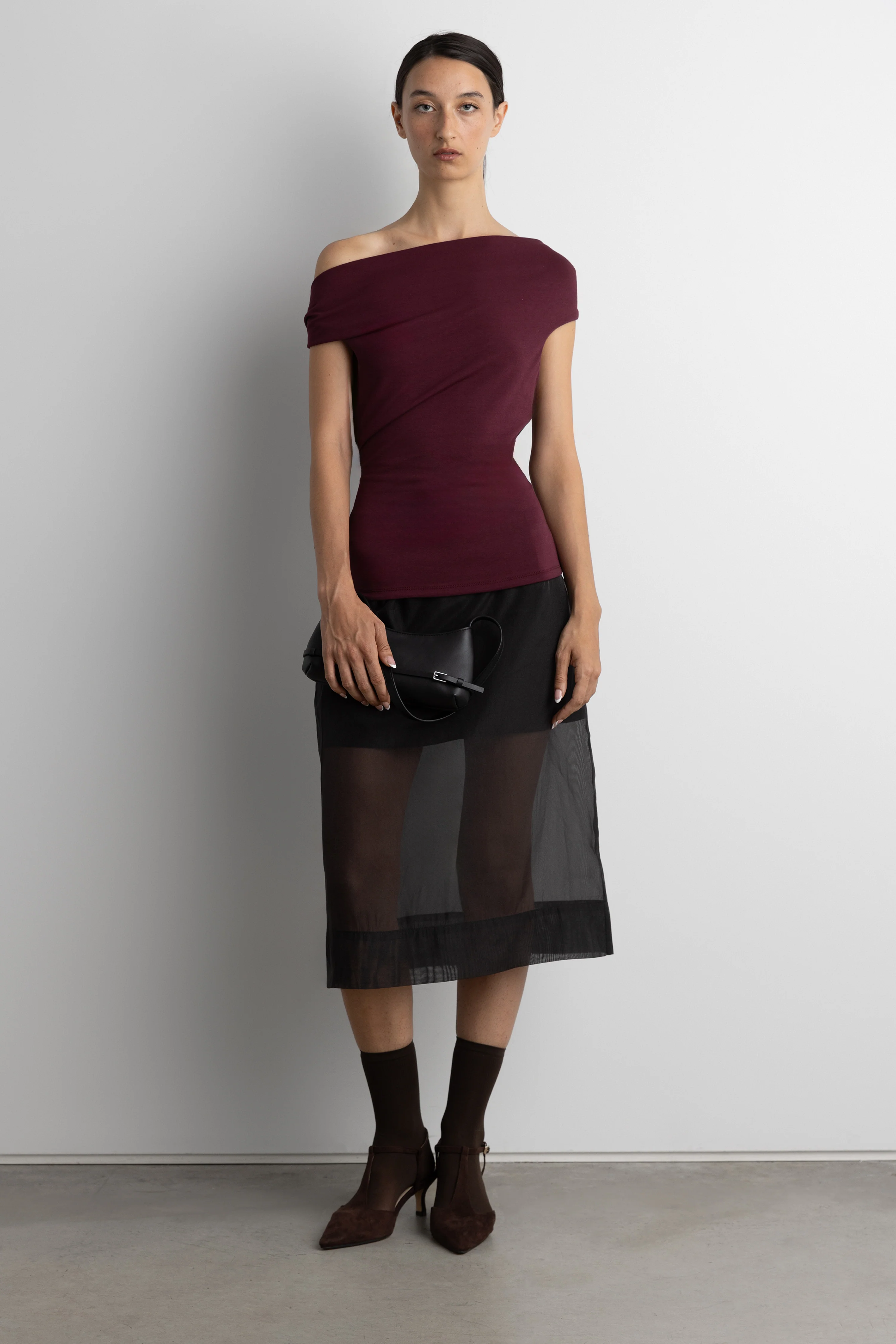 OFF SHOULDER KNIT TOP - Image 9