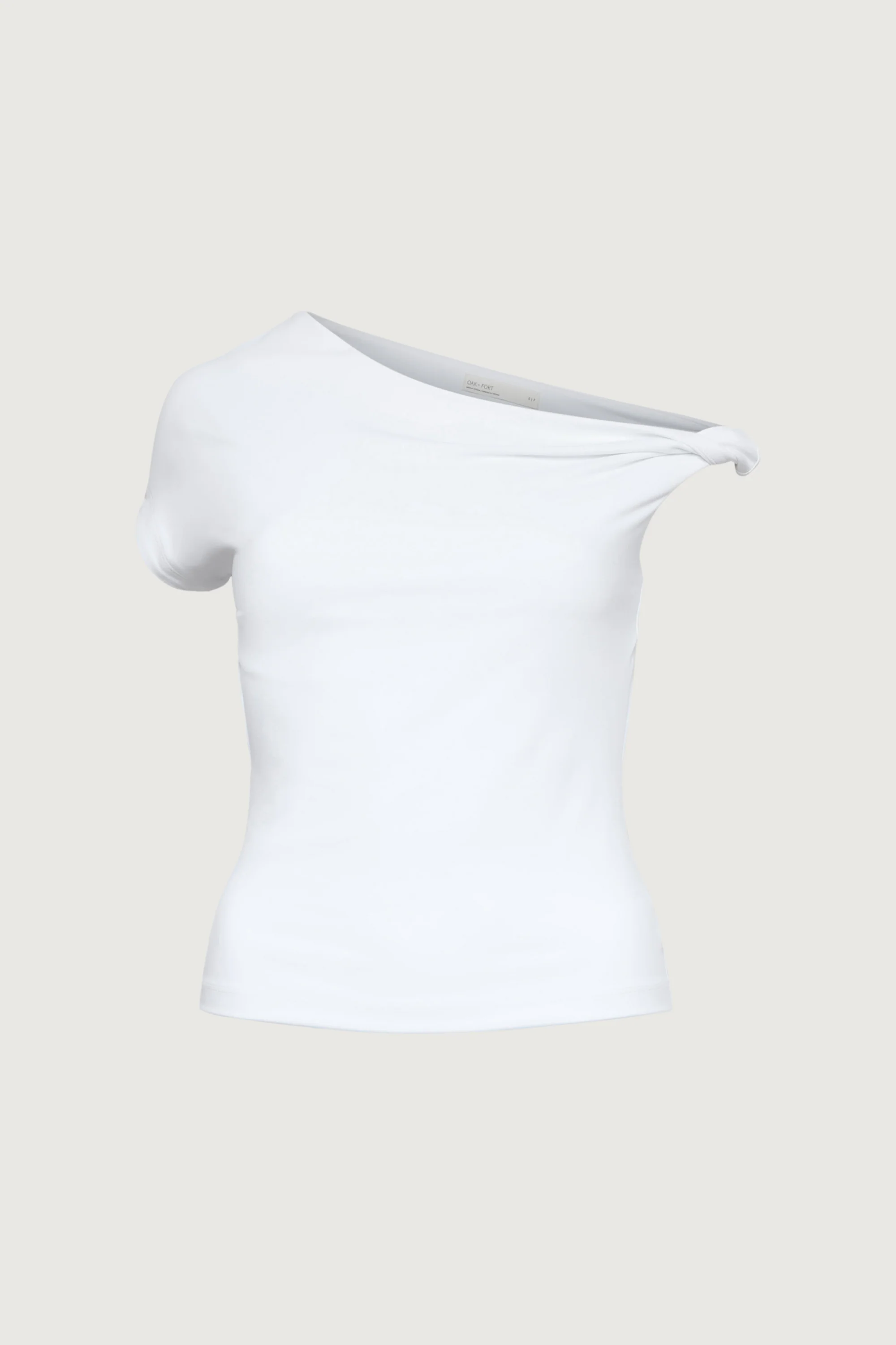 OFF SHOULDER TOP WITH SIDE TWIST DETAIL - Image 6