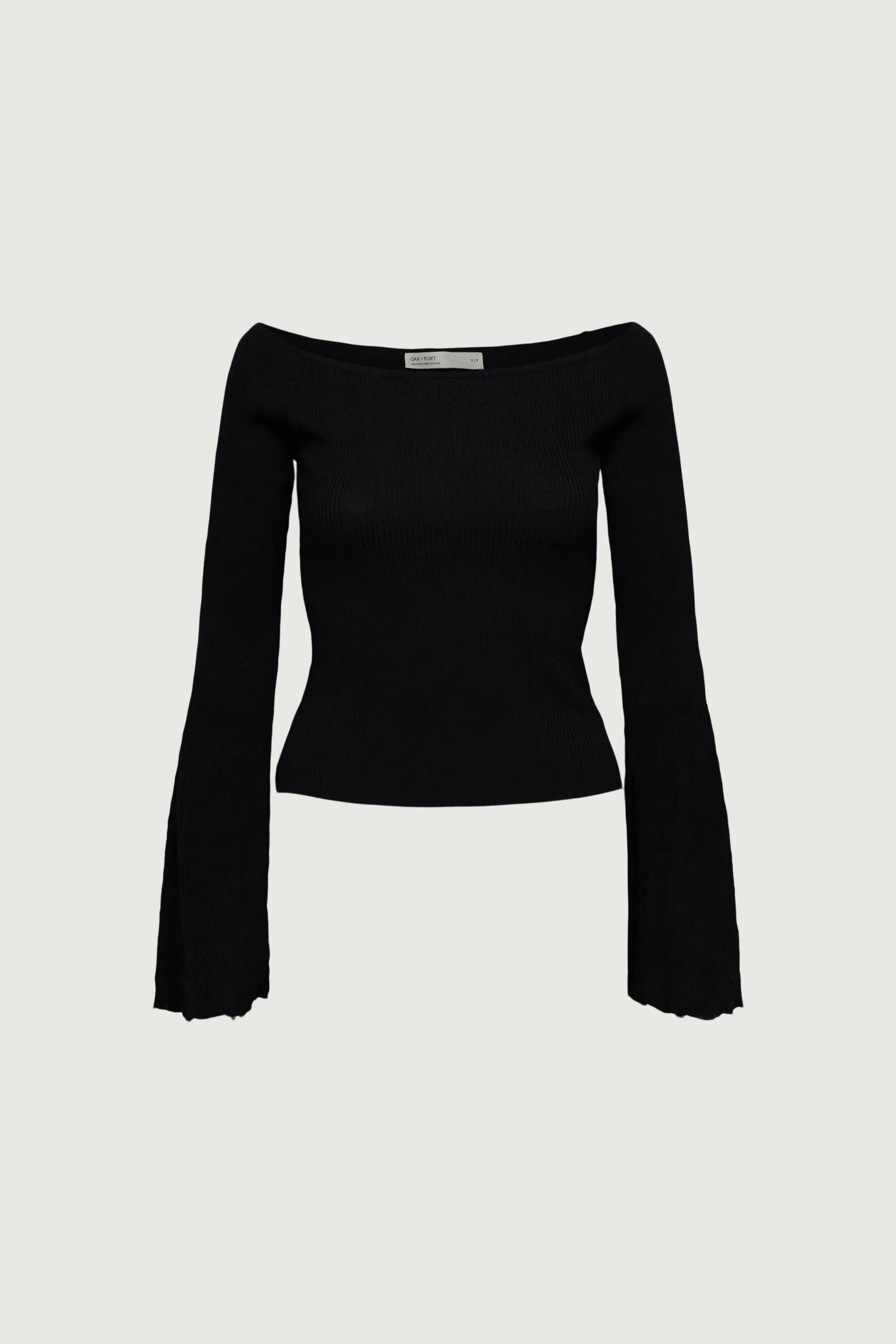 OFF THE SHOULDER TRUMPET SLEEVE TOP - Image 5