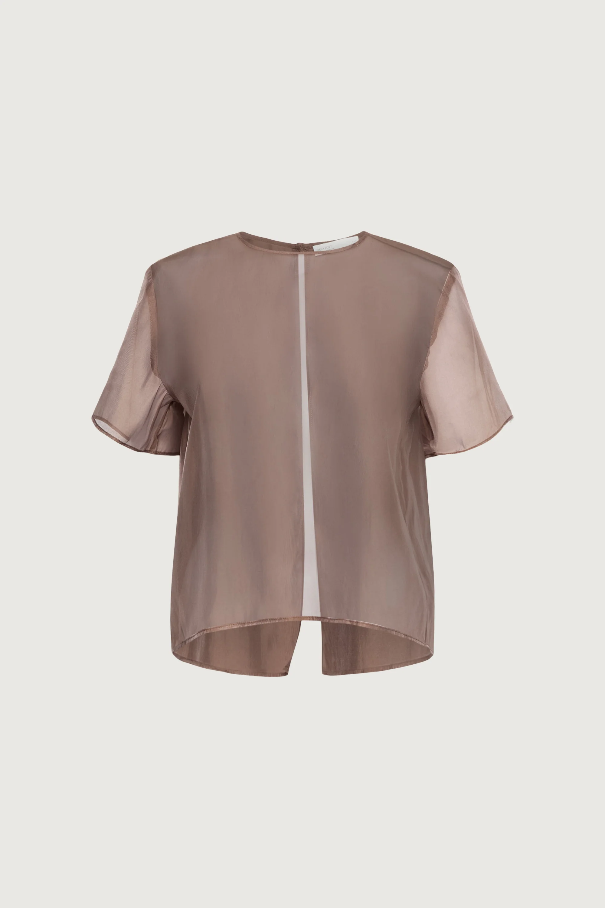 ORGANZA SHEER BACK SLIT TOP - Image 6