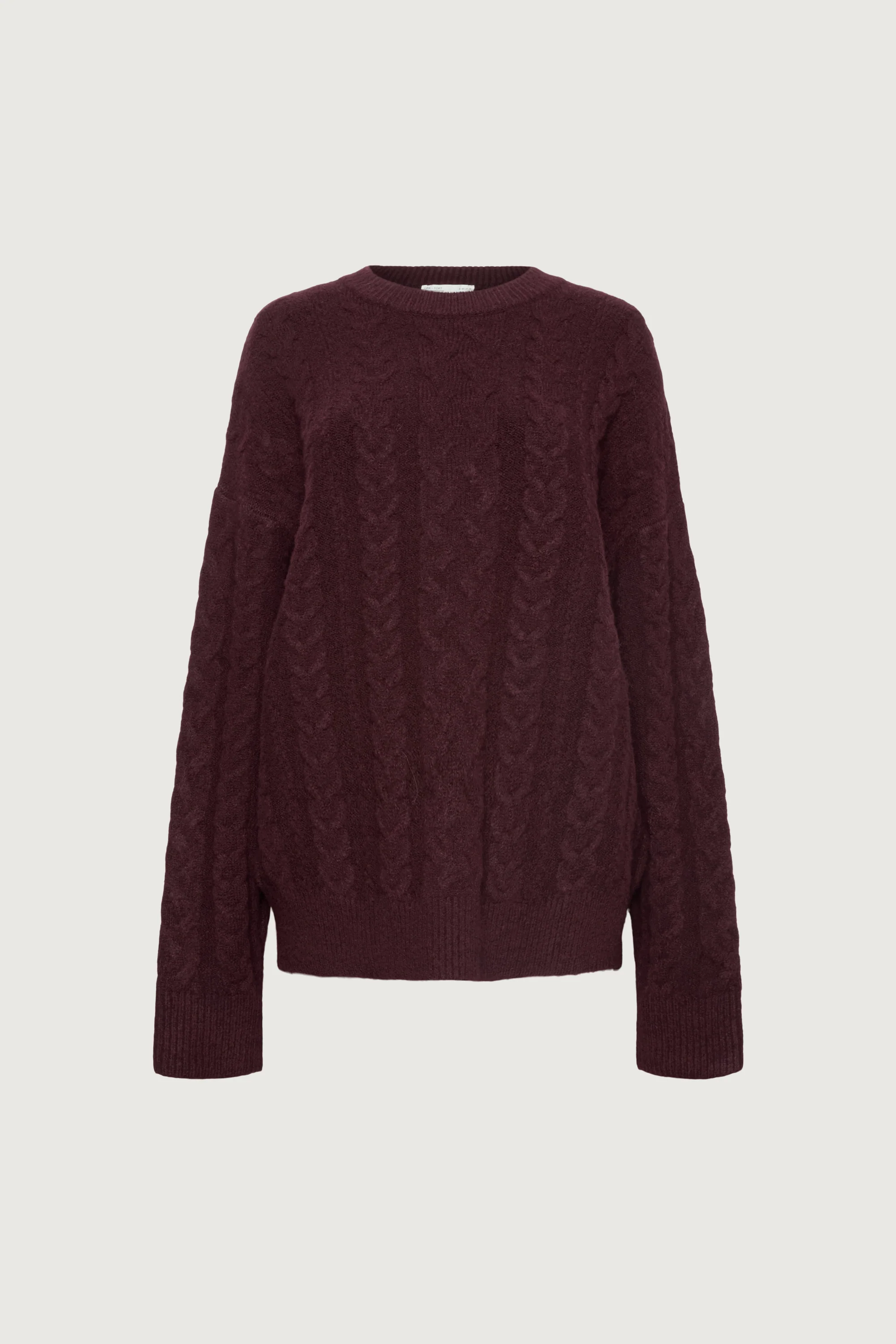 OVERSIZED CABLE KNIT SWEATER - Image 4