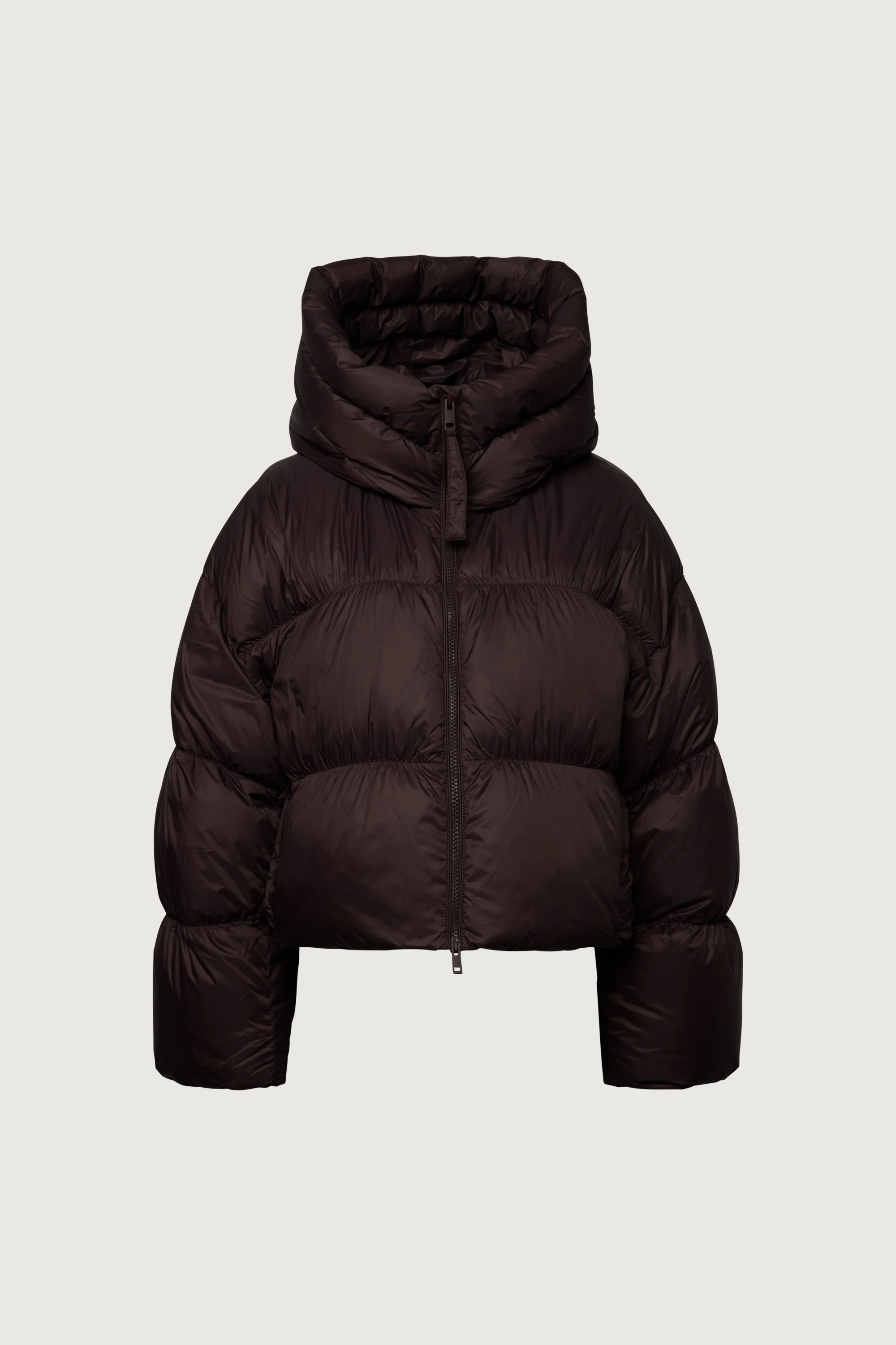 OVERSIZED HOODED DOWN FILL PUFFER JACKET - Image 10