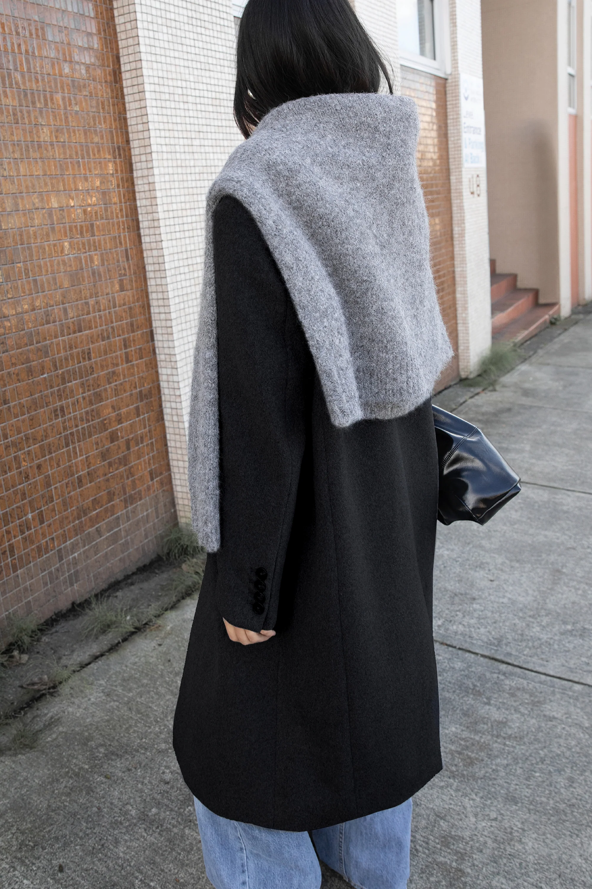 OVERSIZED WOOL-BLEND COAT - Image 7