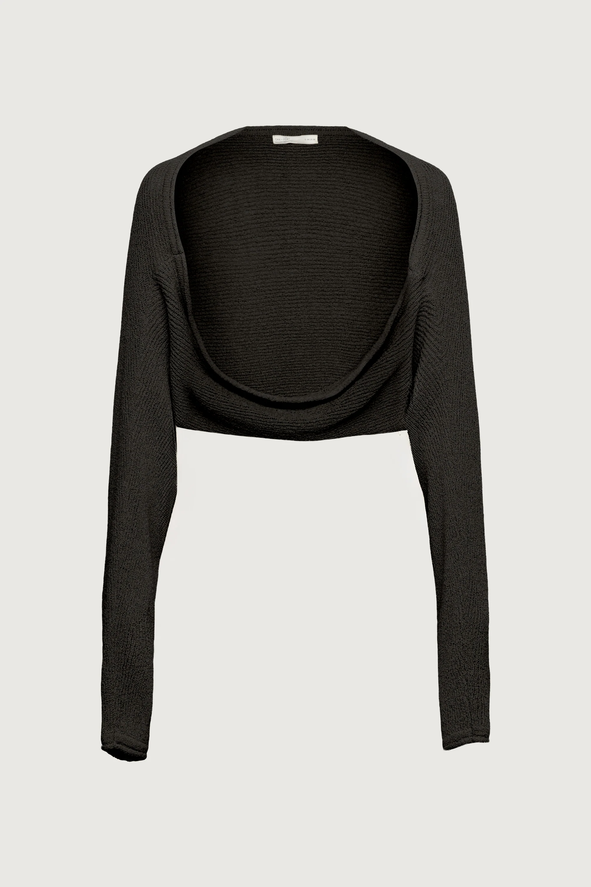 OVERSIZED RIBBED BOLERO - Image 2