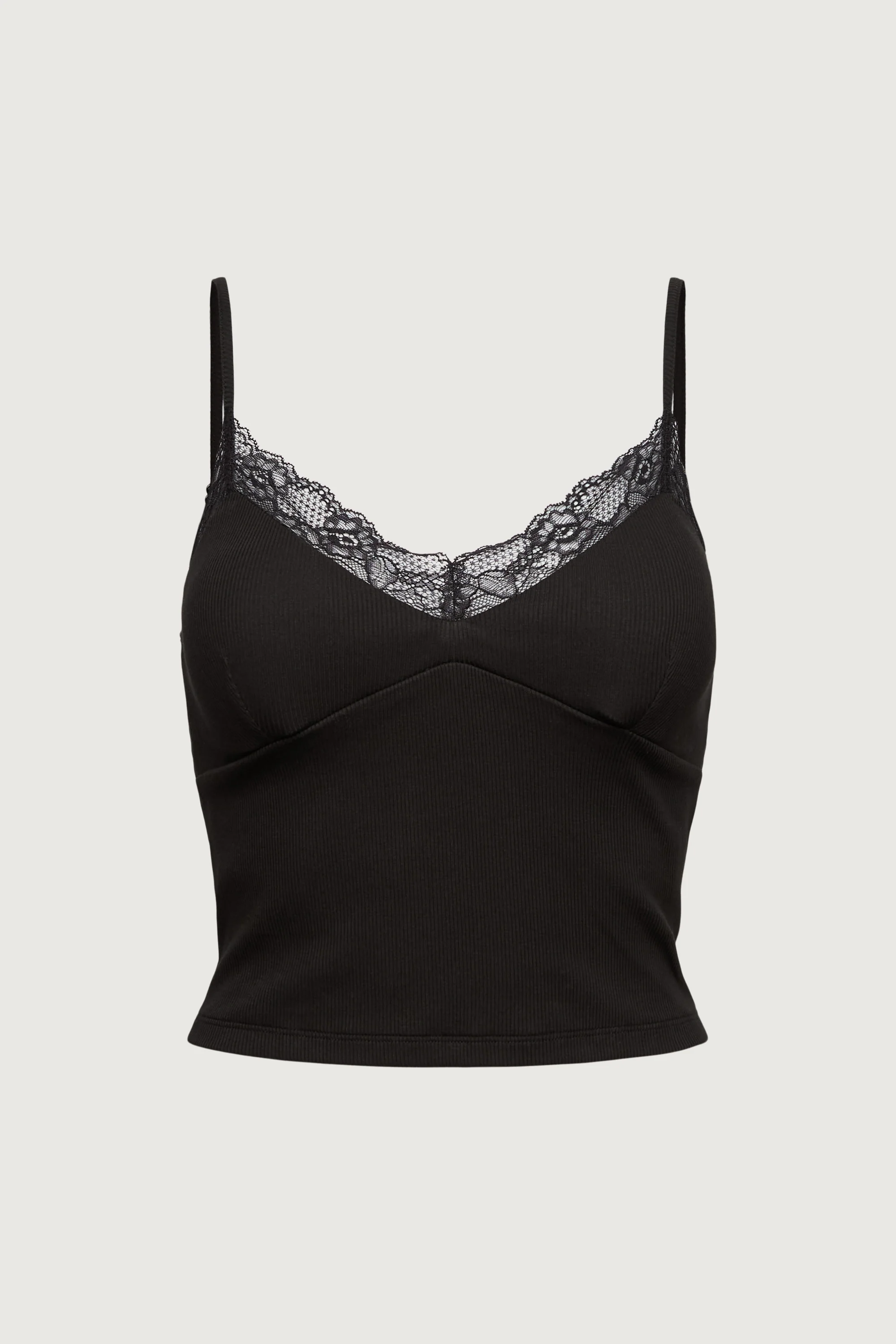 PADDED LACE TRIM CAMISOLE TANK TOP - Image 5