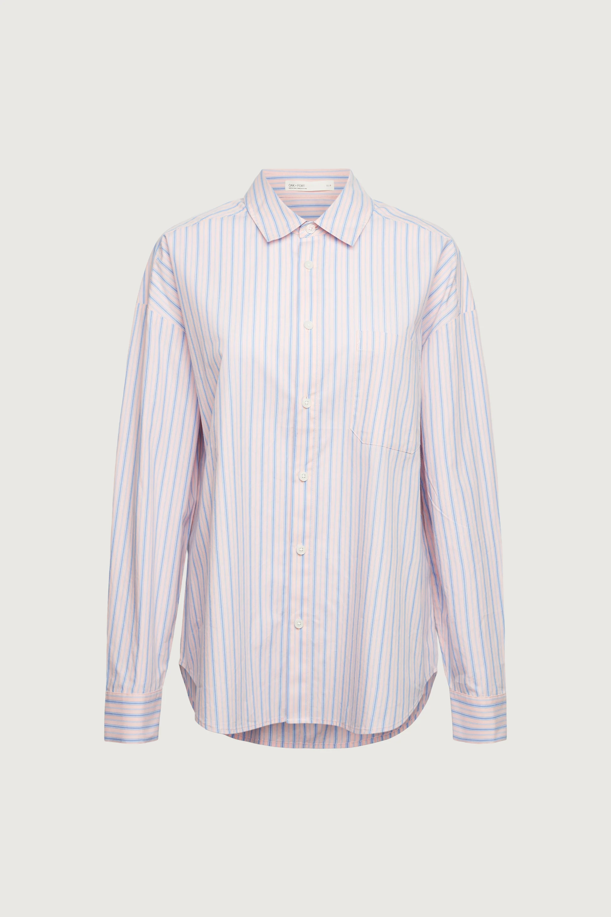 STRIPED COTTON POPLIN SHIRT - Image 11