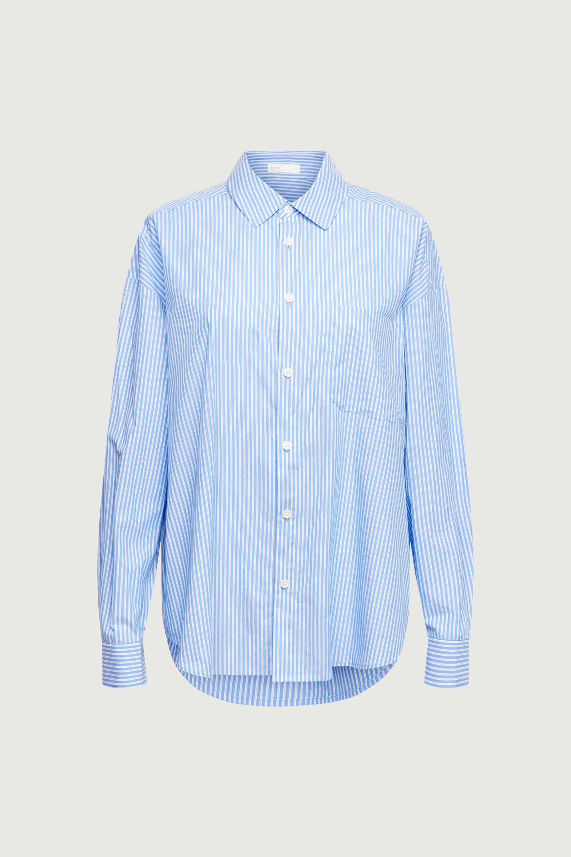 STRIPED COTTON POPLIN SHIRT - Image 8
