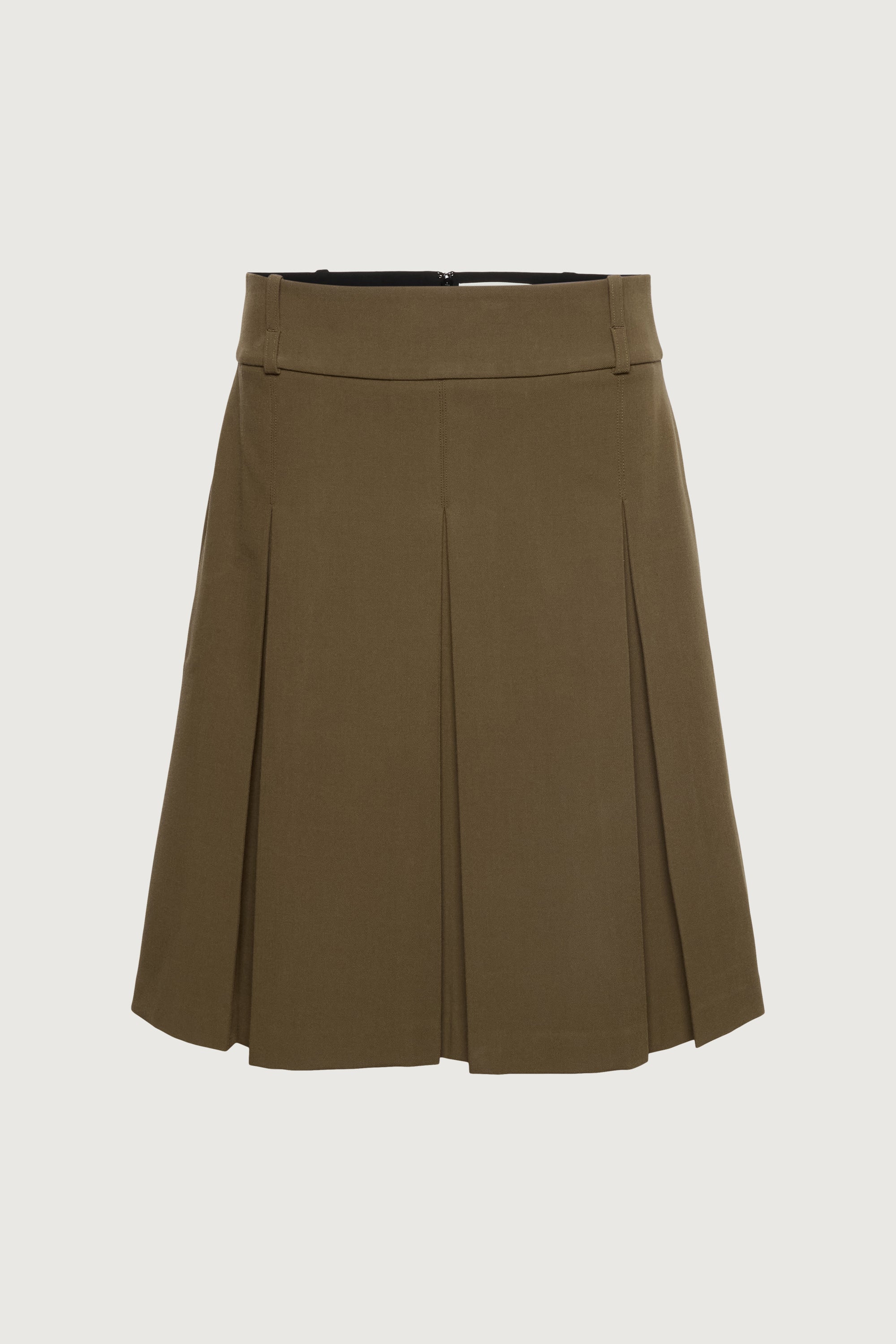 PLEATED MIDI A-LINE SKIRT - Image 4