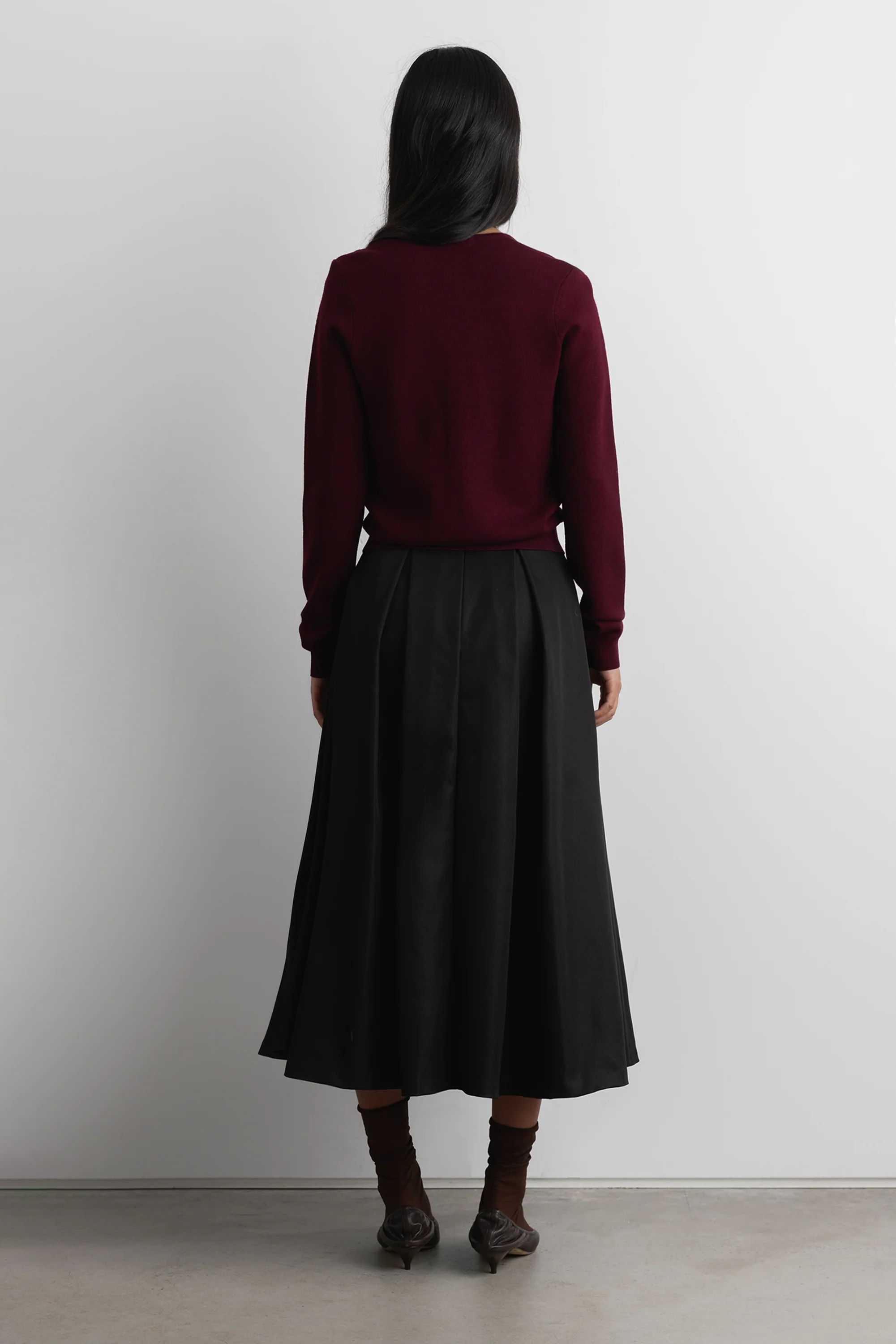MIDI PLEATED SKIRT - Image 3
