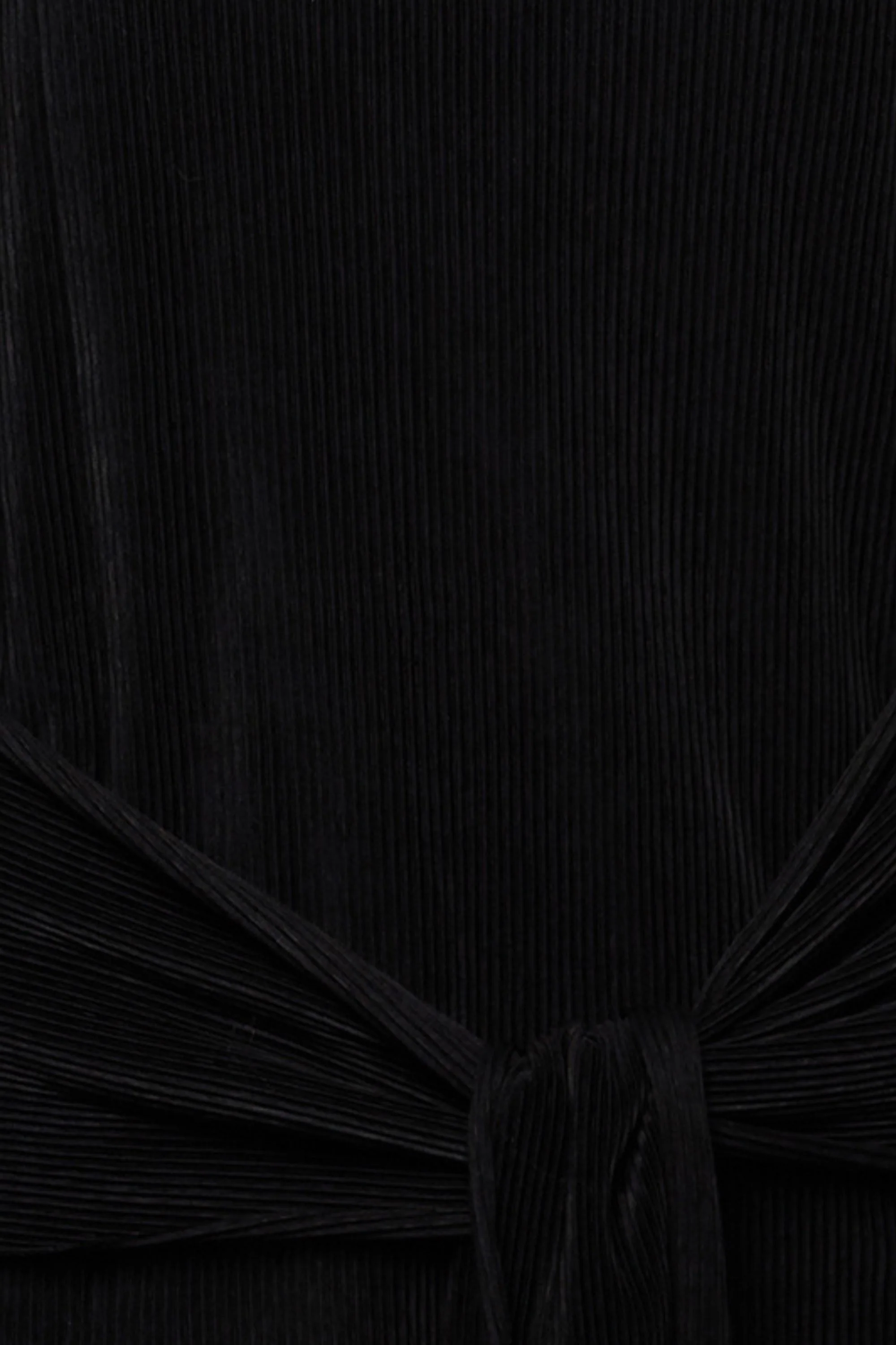 PLISSE LONG SLEEVE TOP WITH WAIST TIE - Image 6