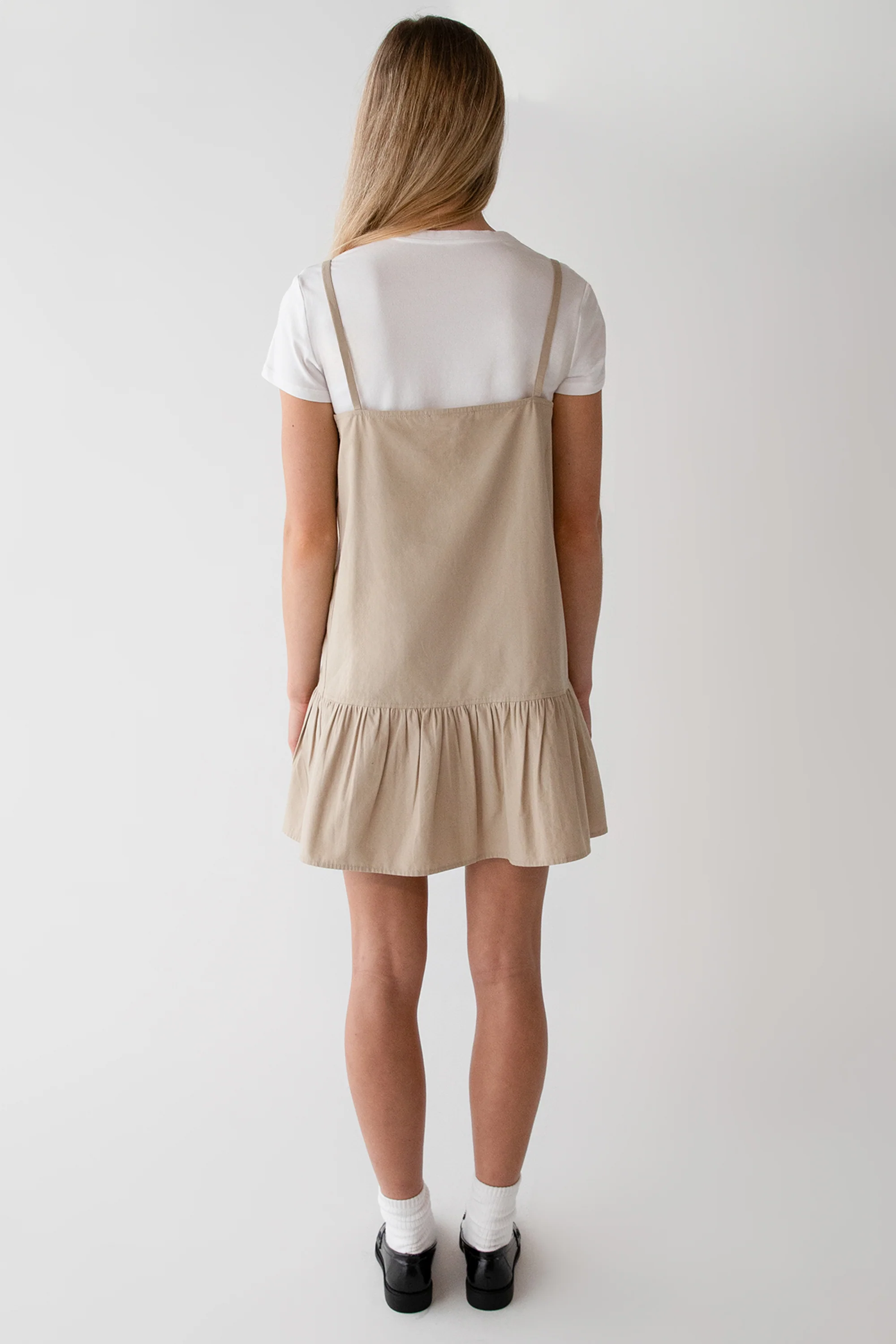 POPLIN MINI DRESS WITH BOW DETAILS - Image 4
