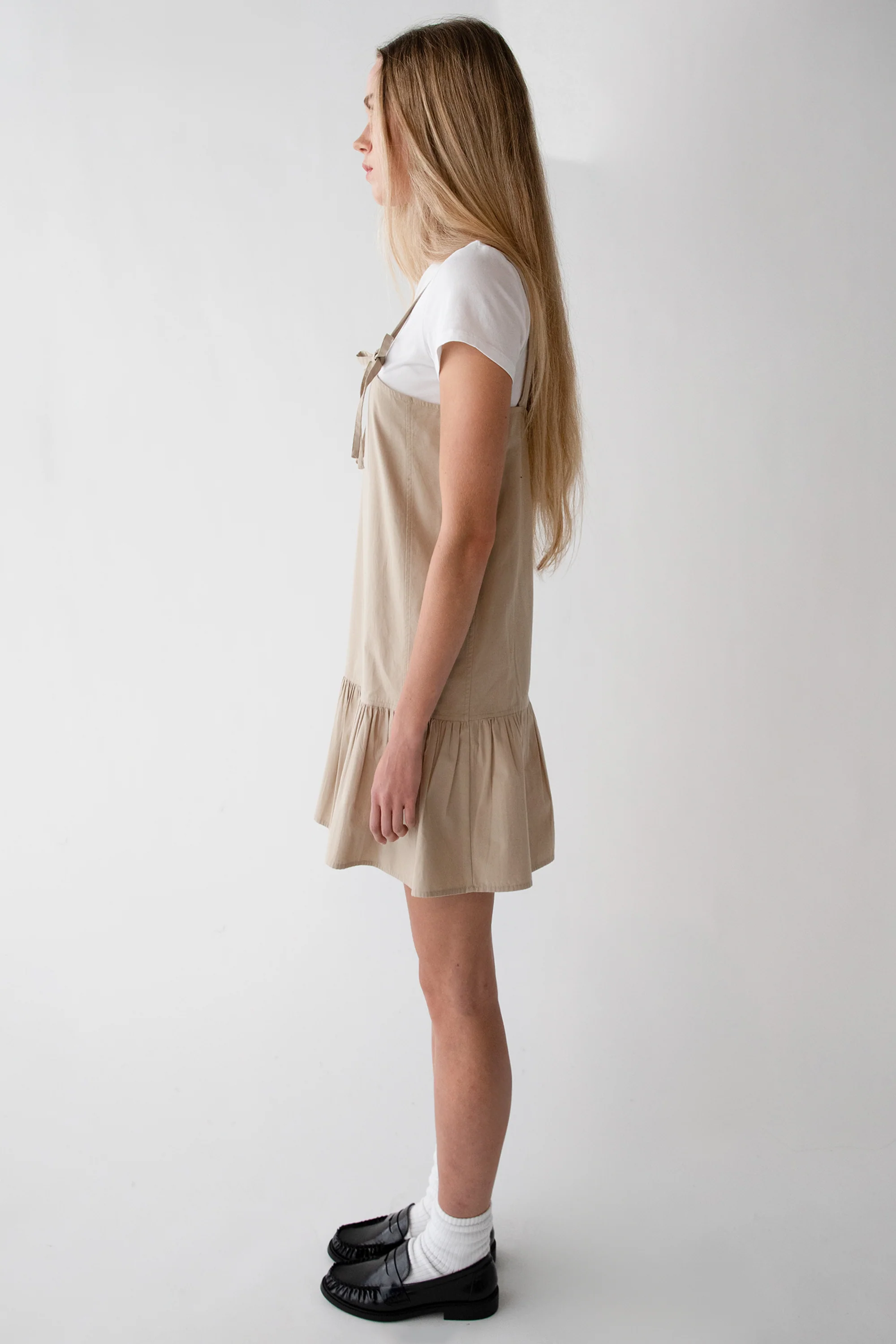 POPLIN MINI DRESS WITH BOW DETAILS - Image 7